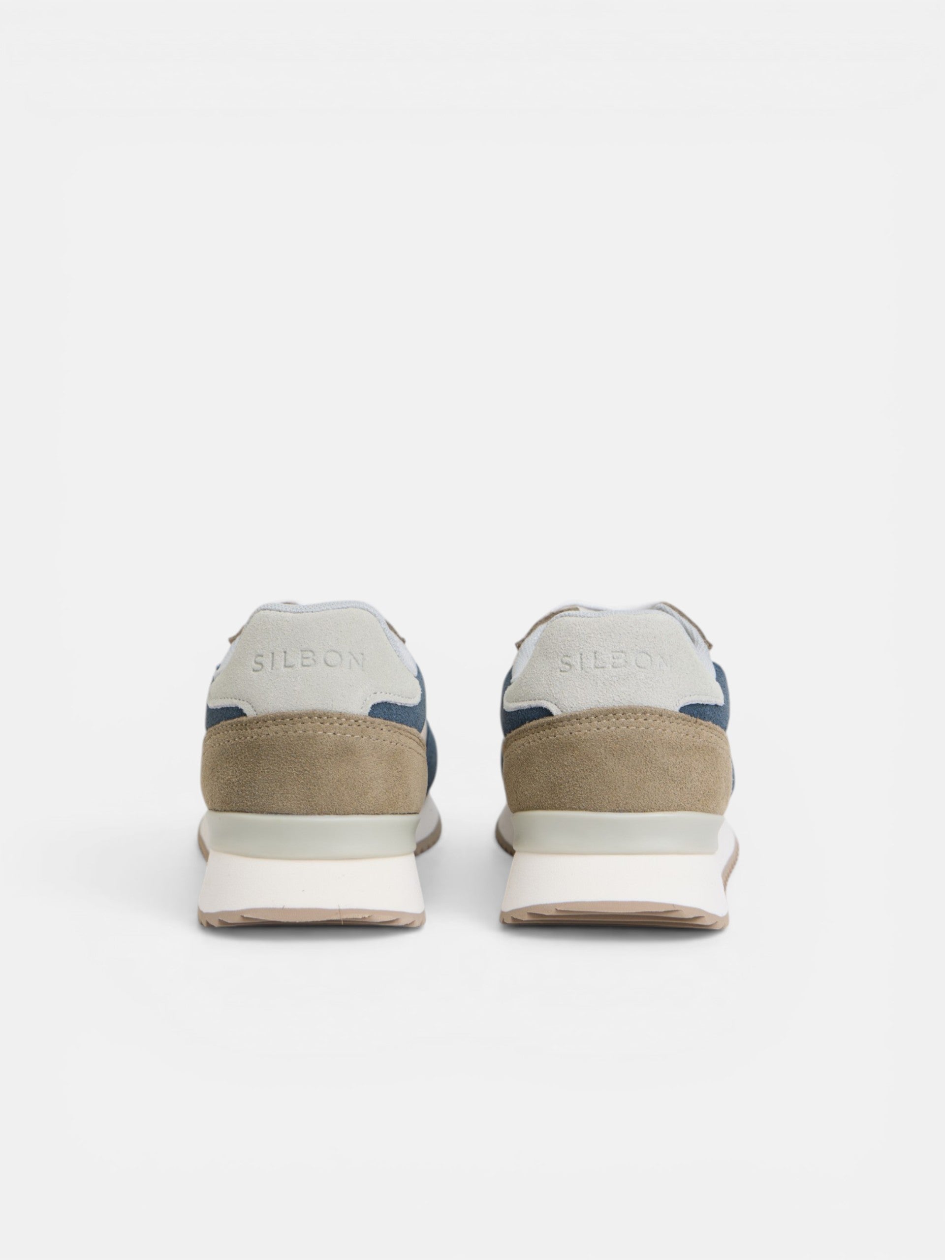 Zapatilla running raqueta beige