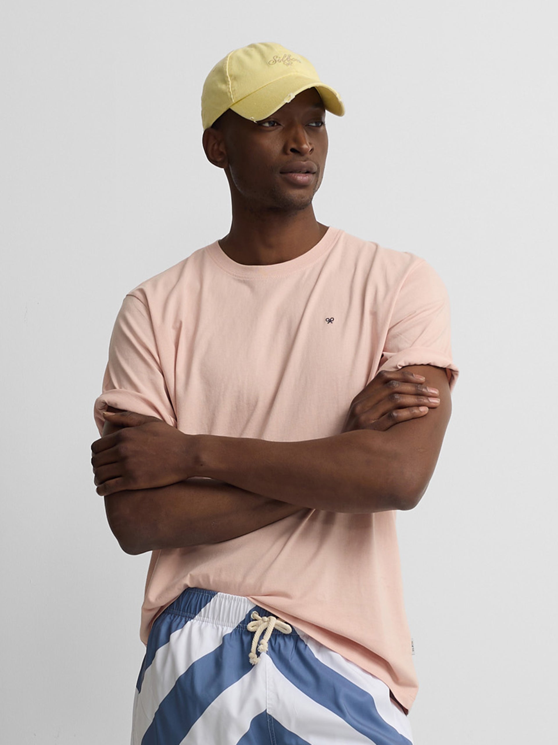 Gorra Silbon estilo denim amarillo