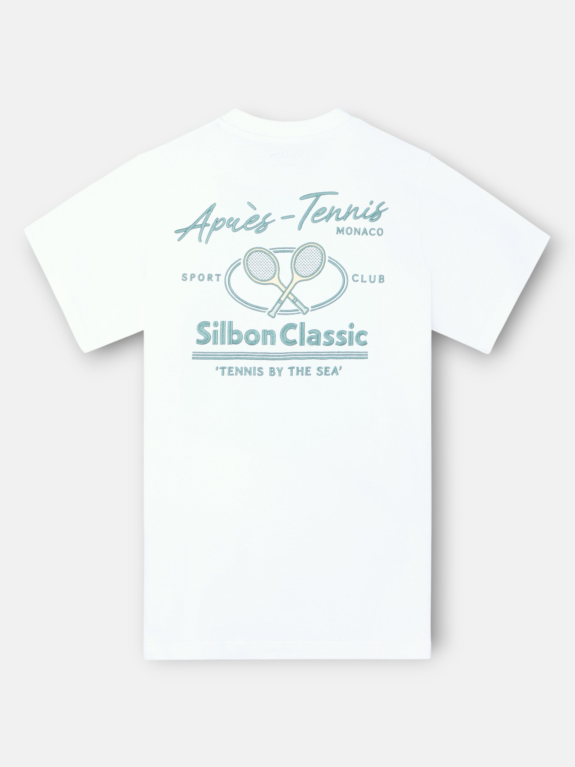 T-shirt après tennis blanc