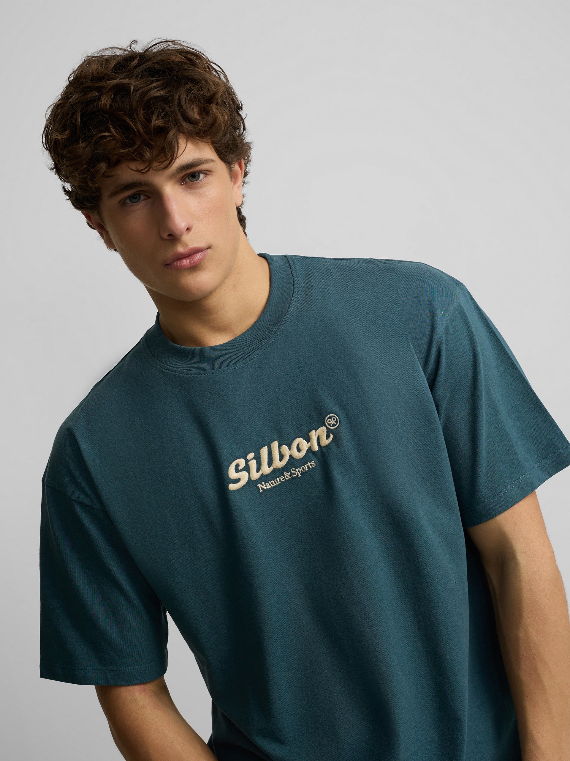 Camiseta Silbon nature petroleo