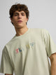 T-shirt relaxed fit slbn cross verde claro
