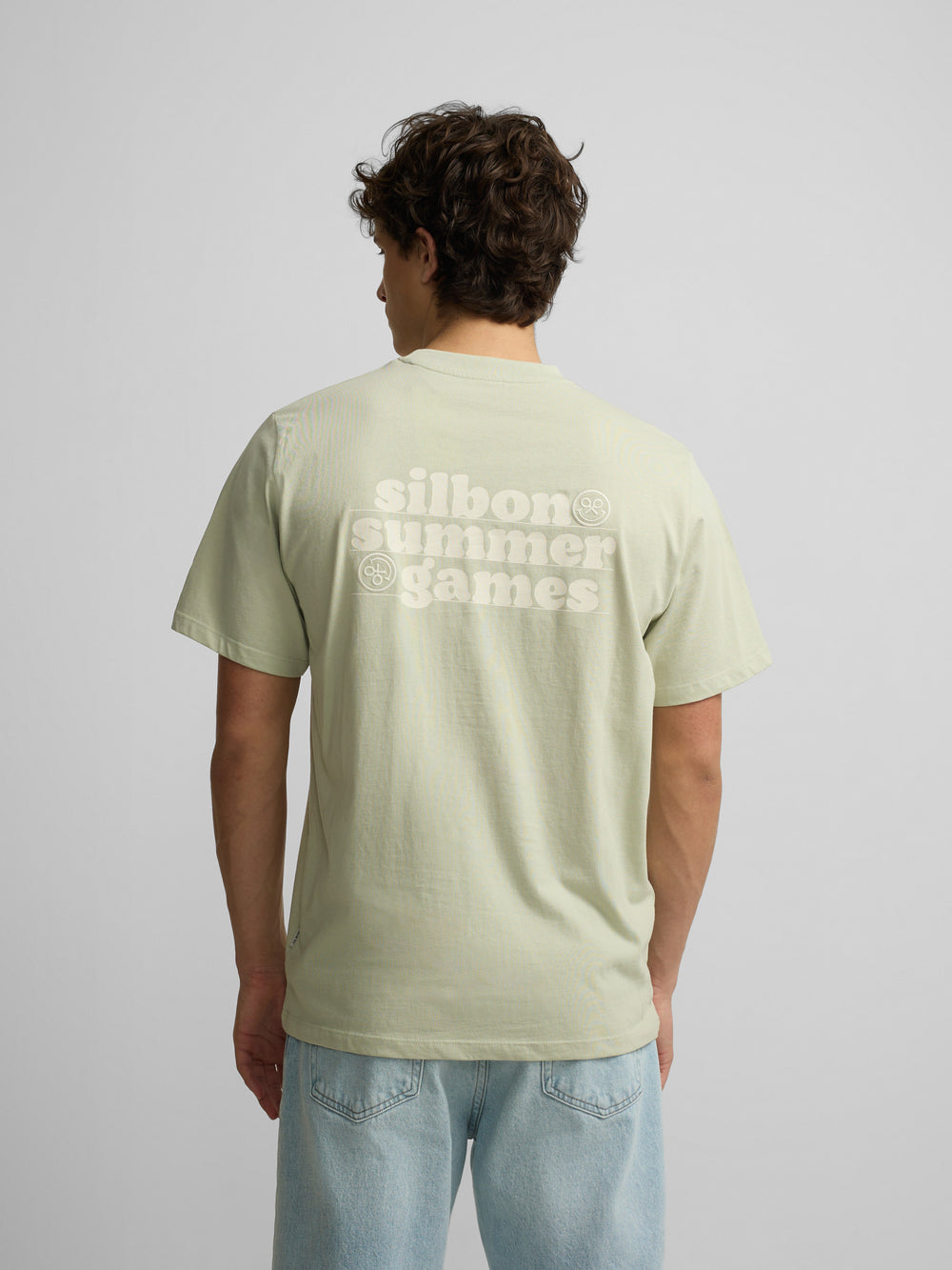 Camiseta summer games verde claro