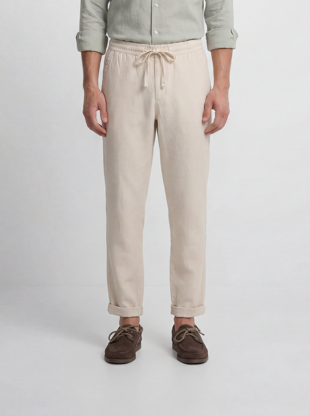 Pantalon sport jogger lino piedra