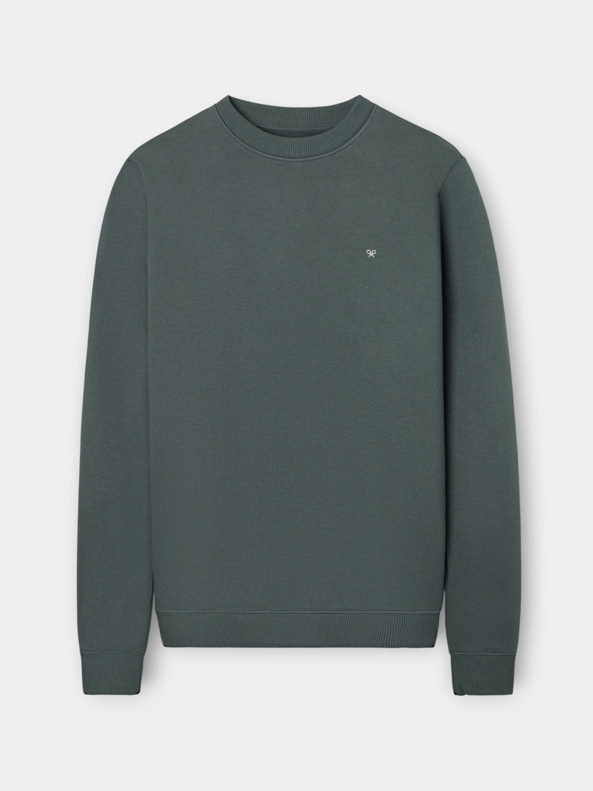 Sweat-shirt Silbon classics vert foncé