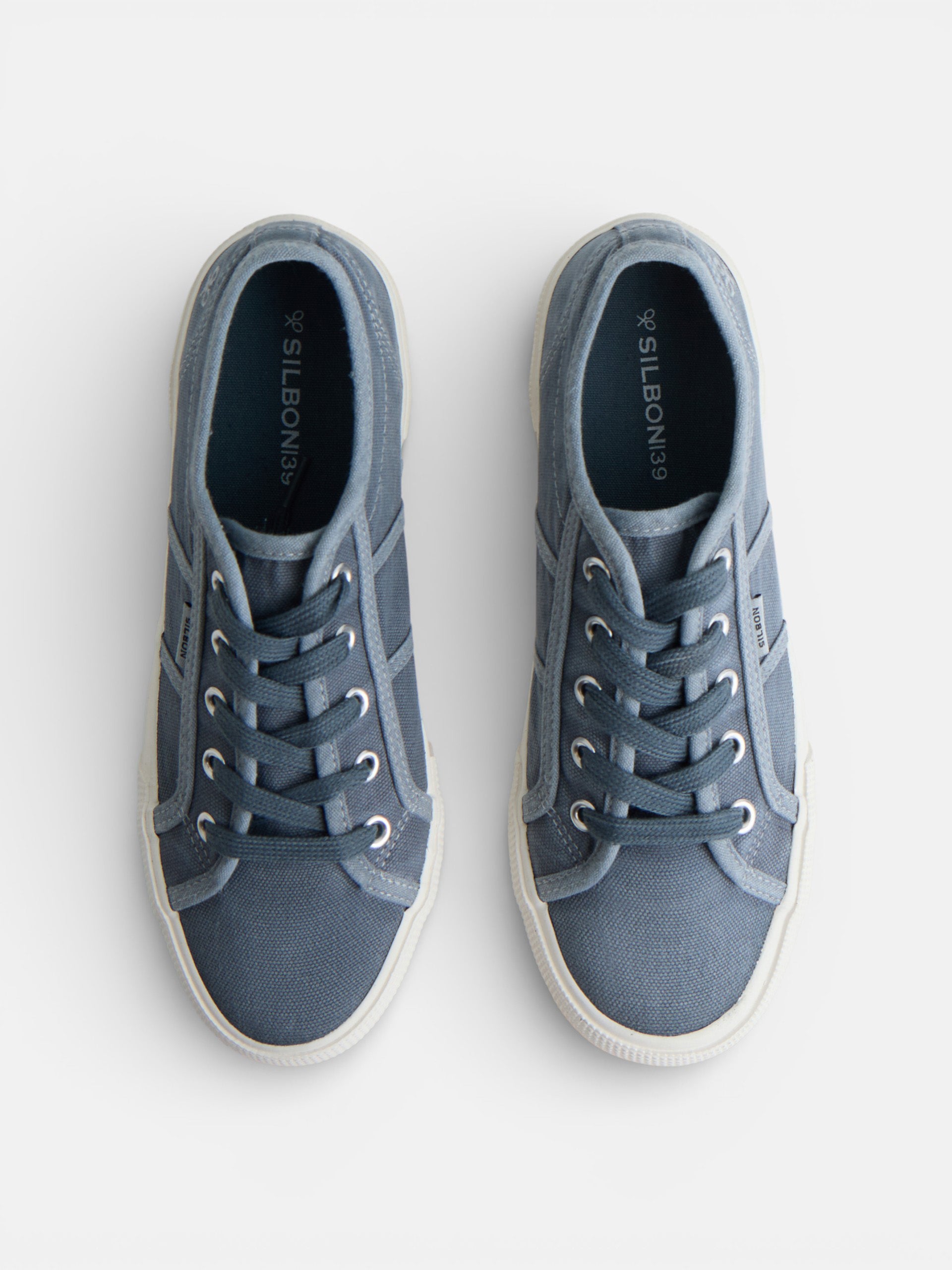 Zapatilla denim azul