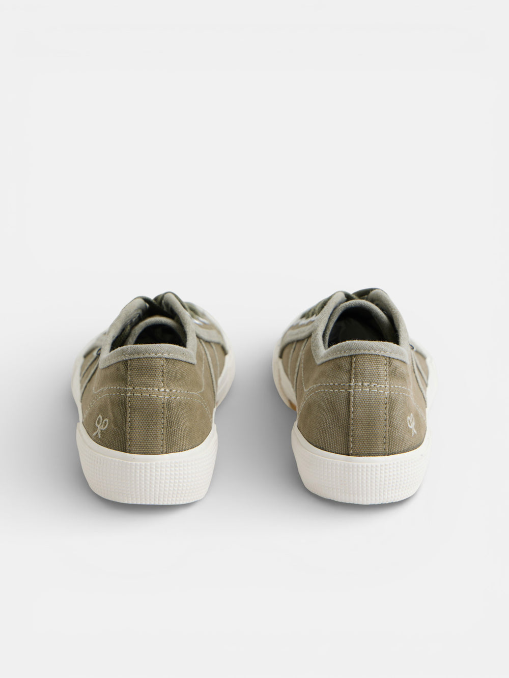 Zapatilla denim verde