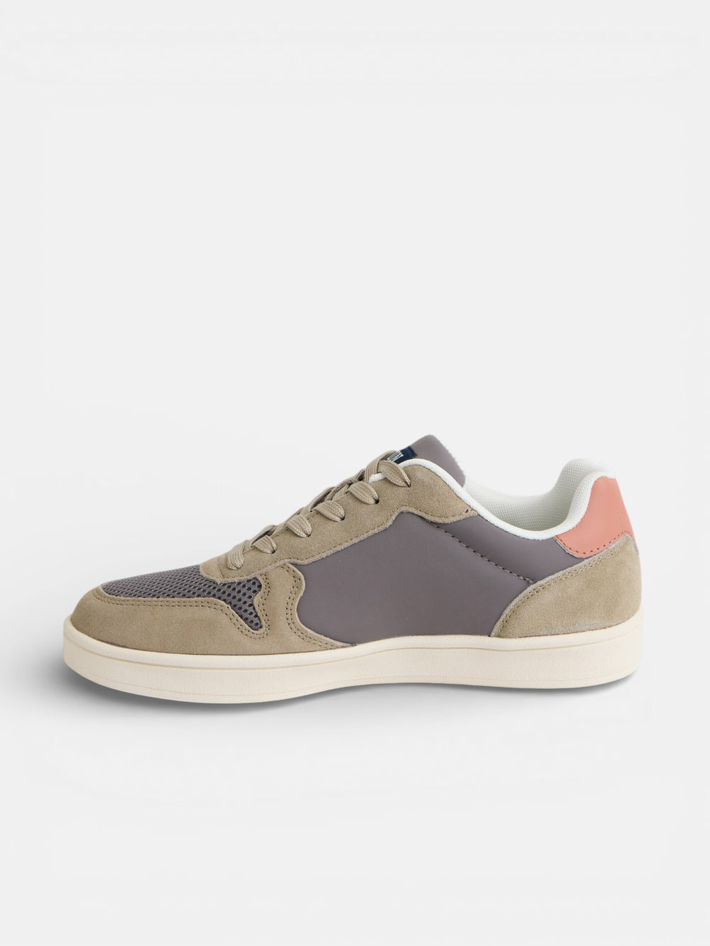 Zapatilla bicolor verde gris