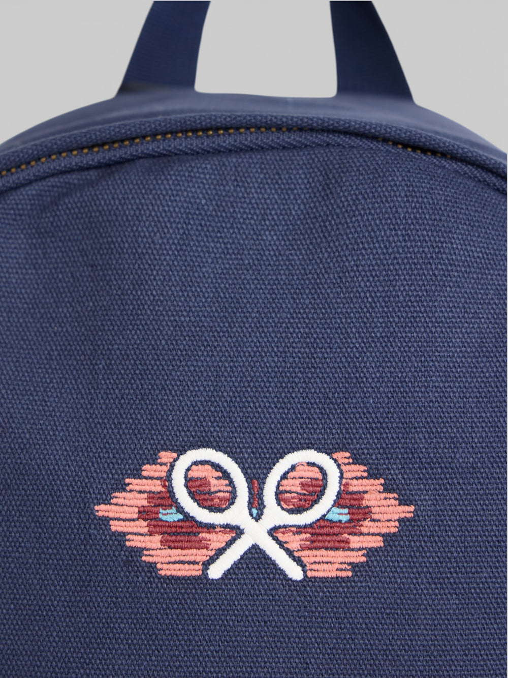 Mochila raqueta etnica azul marino