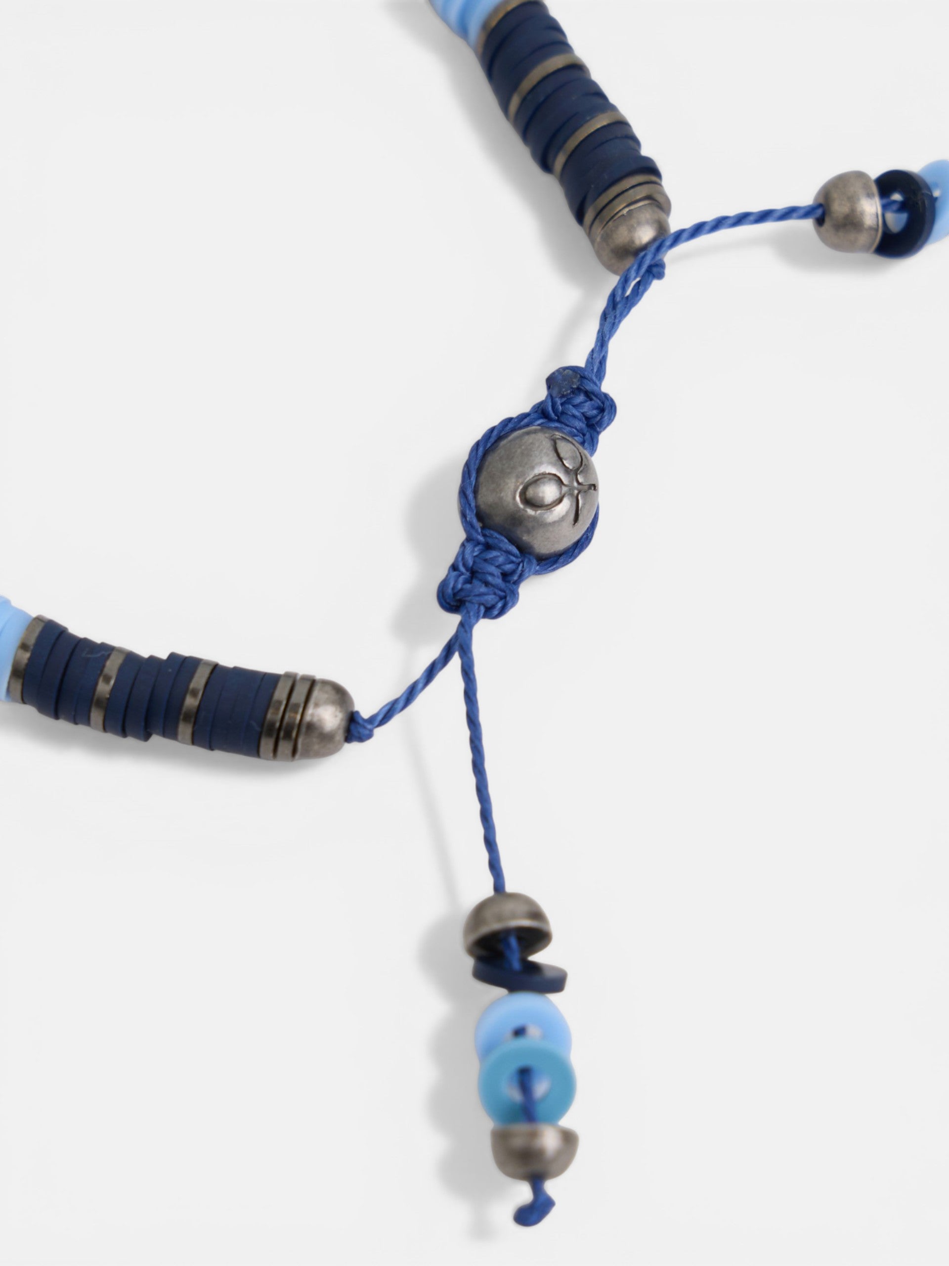 Pulseira cilindro raquete azul