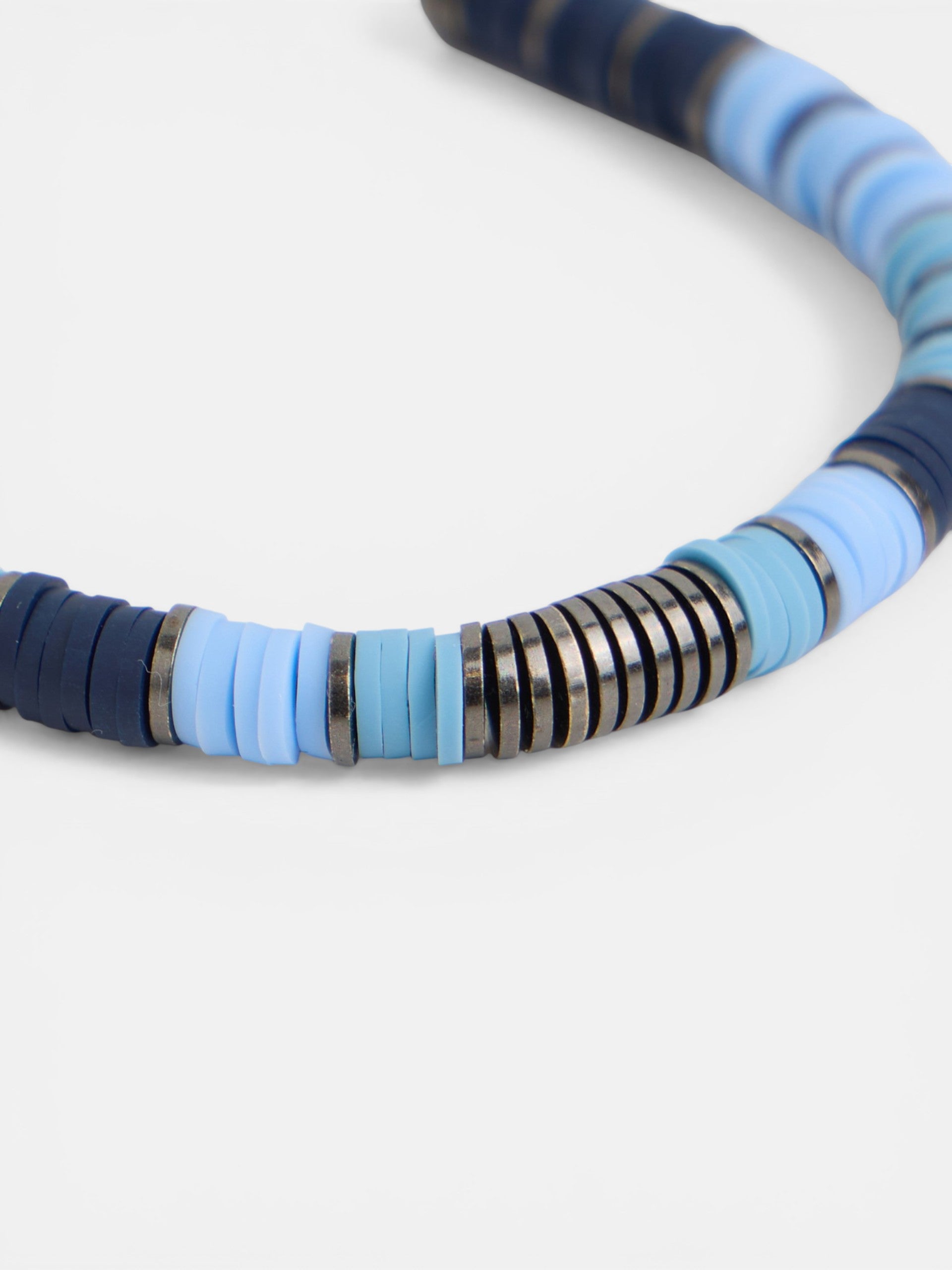 Pulseira cilindro raquete azul