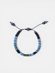 Pulseira cilindro raquete azul