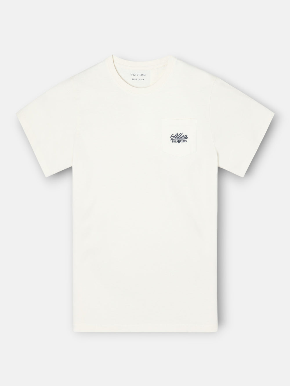 Camiseta bolsillo garmet dye blanco