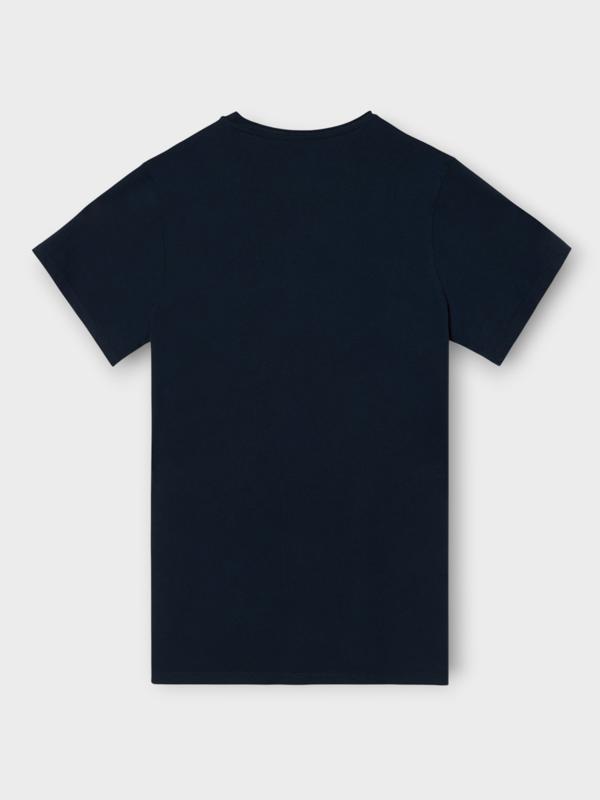 Navy blue turtleneck t-shirt