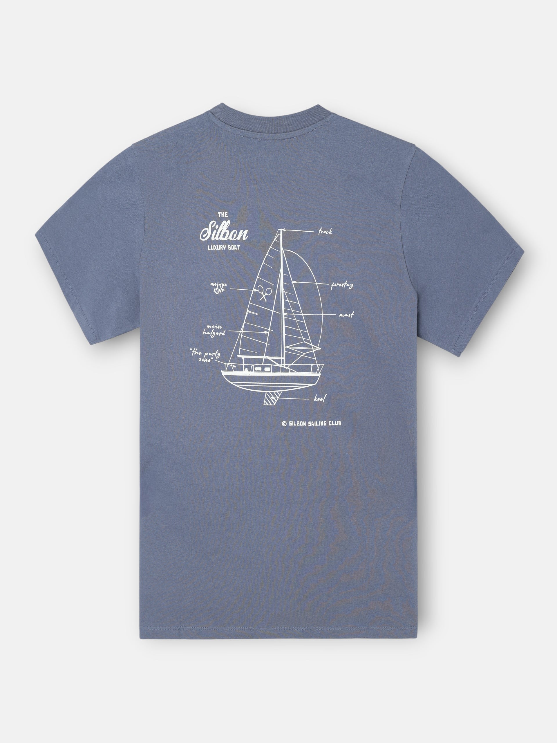 Camiseta luxury boat azul indigo