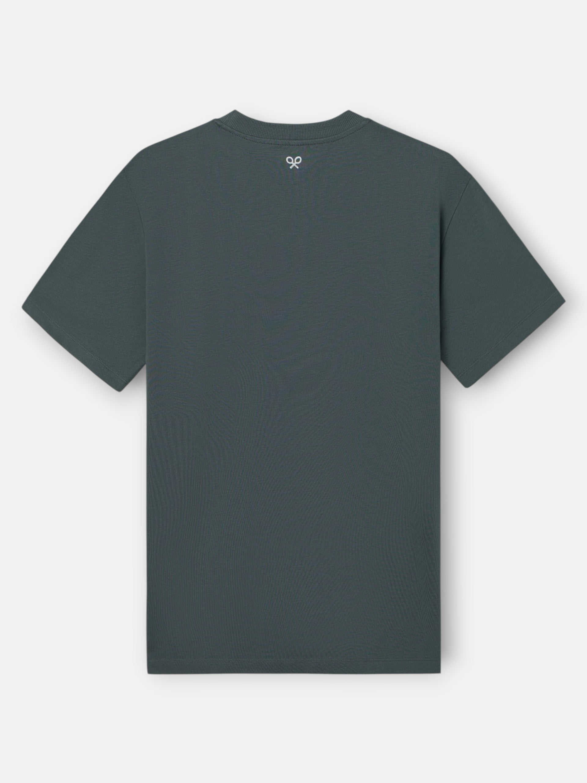 T-shirt Silbon flock vert foncé