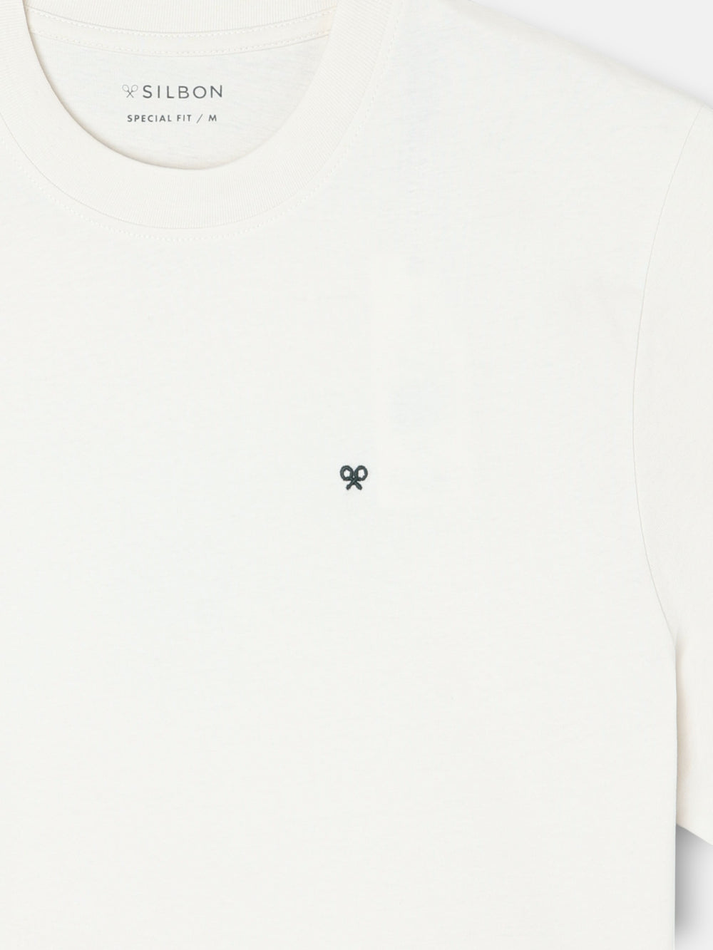 Camiseta special fit silbon plans crema