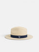 Sombrero cinta azul marino