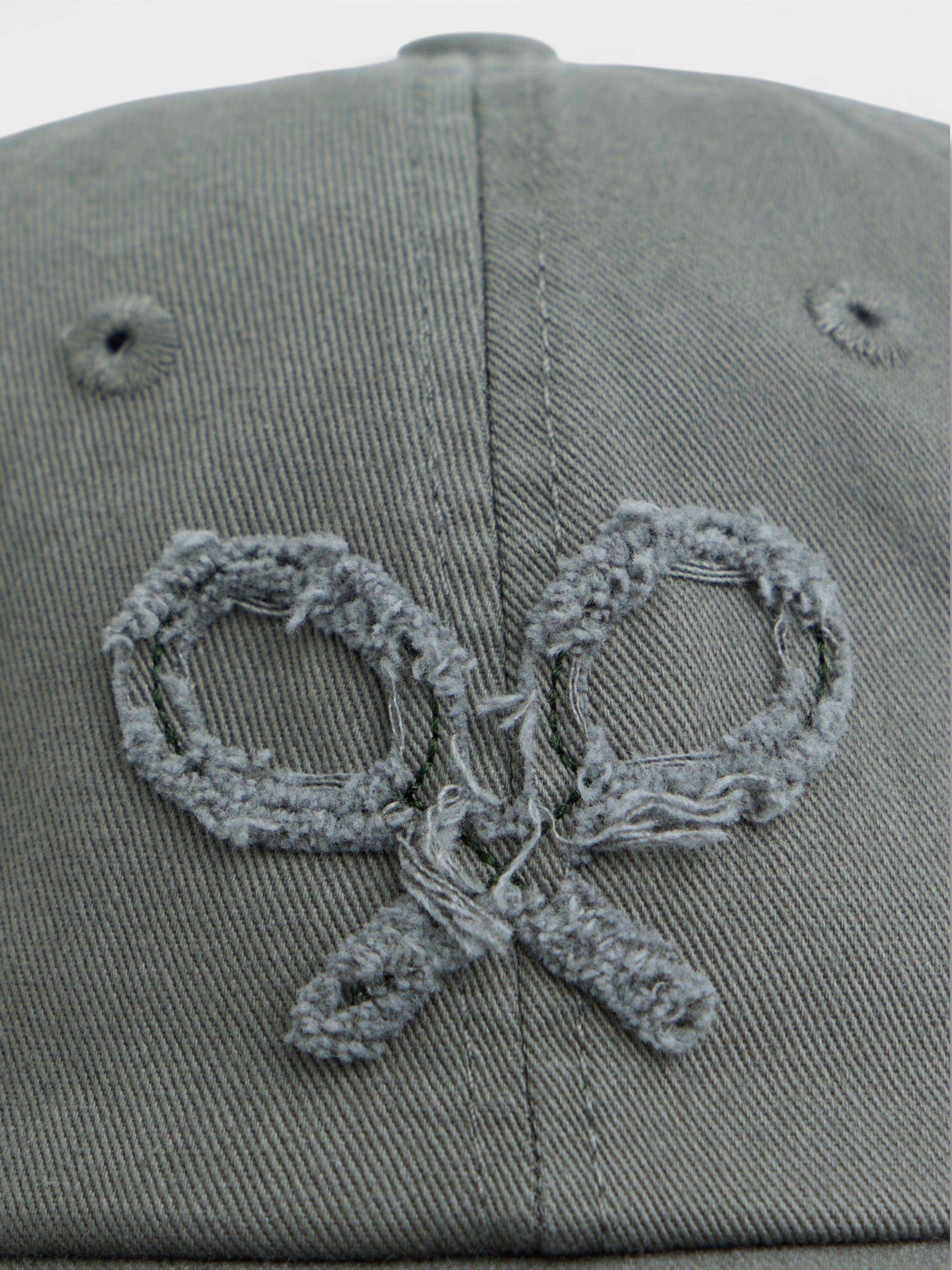 Gorra raqueta relieve verde