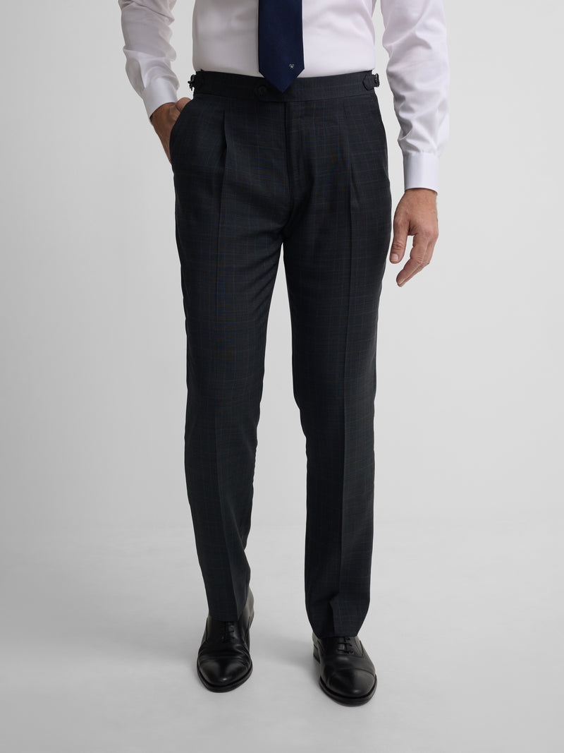 Pantalon de costume prince de Galles gris
