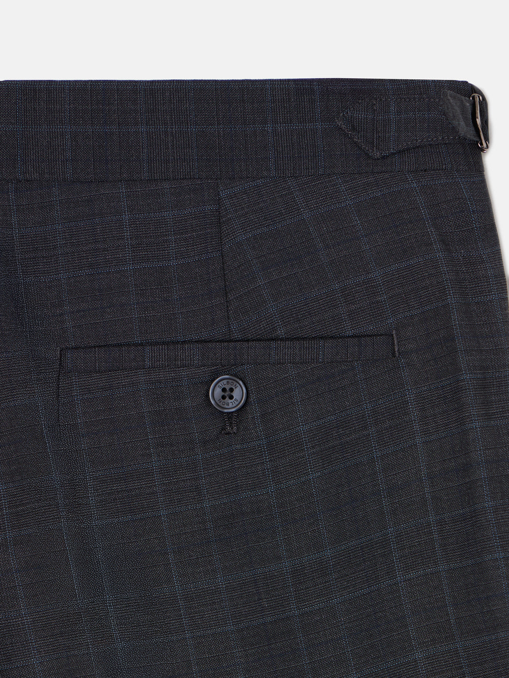 Pantalon traje principe de gales gris