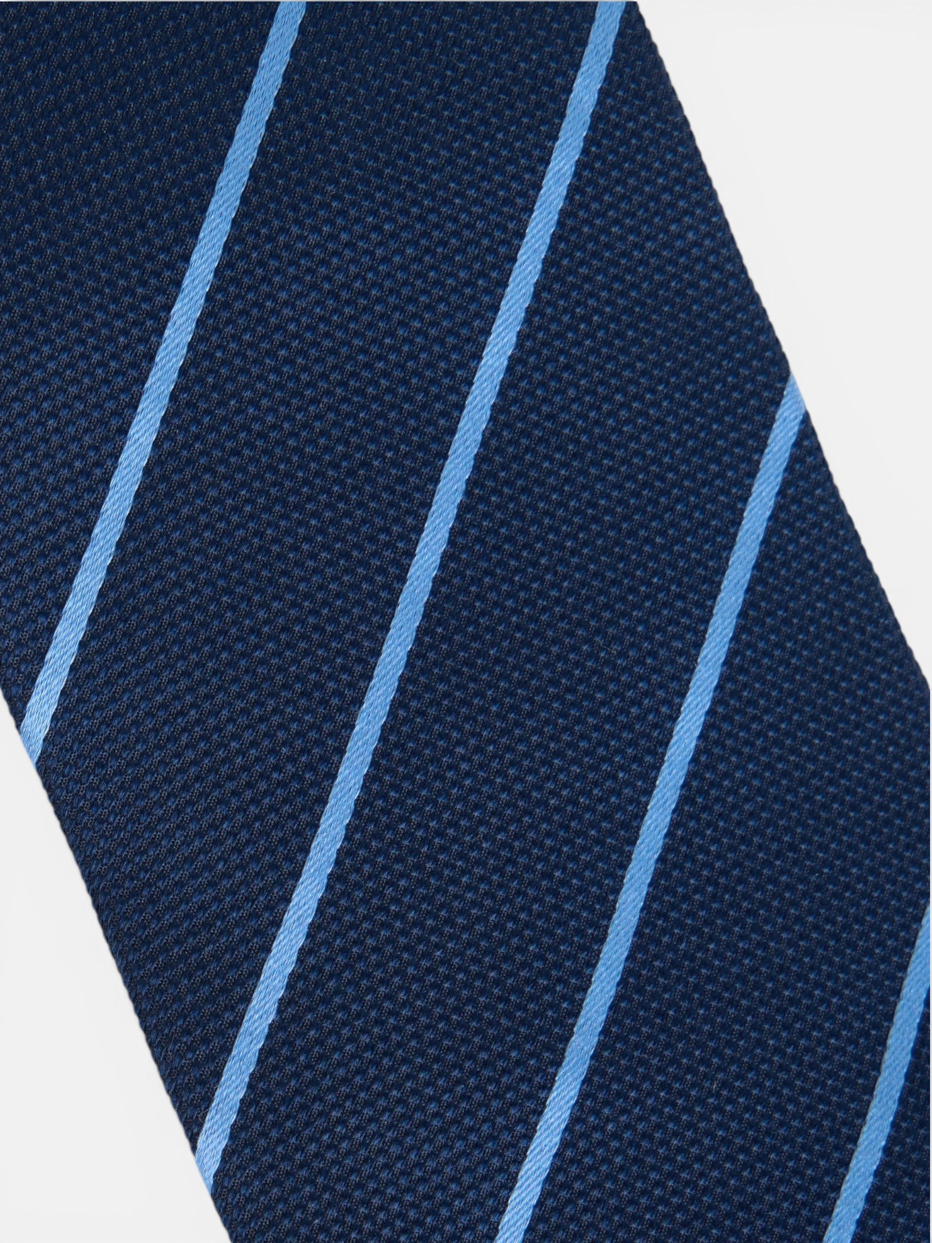 Corbata mini raya azul marino