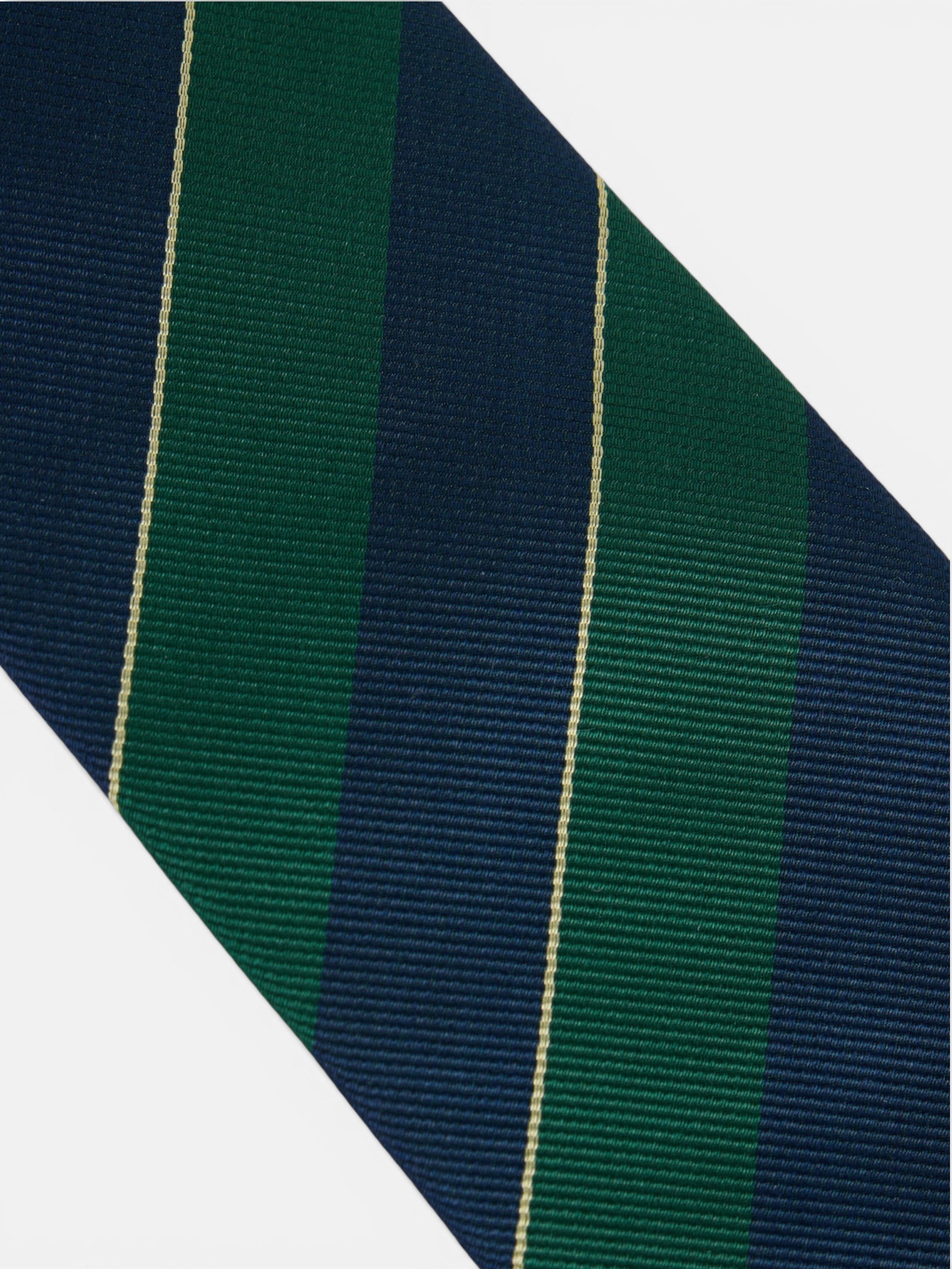 Classic bicolor striped tie