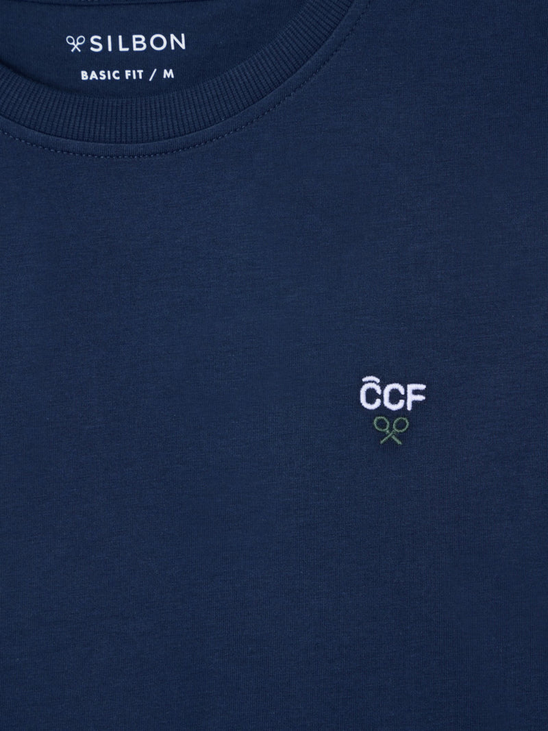 Camiseta silbon CCF azul marino