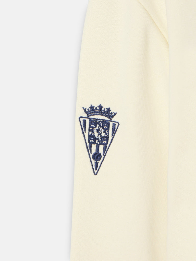 Sudadera silbon CCF crema
