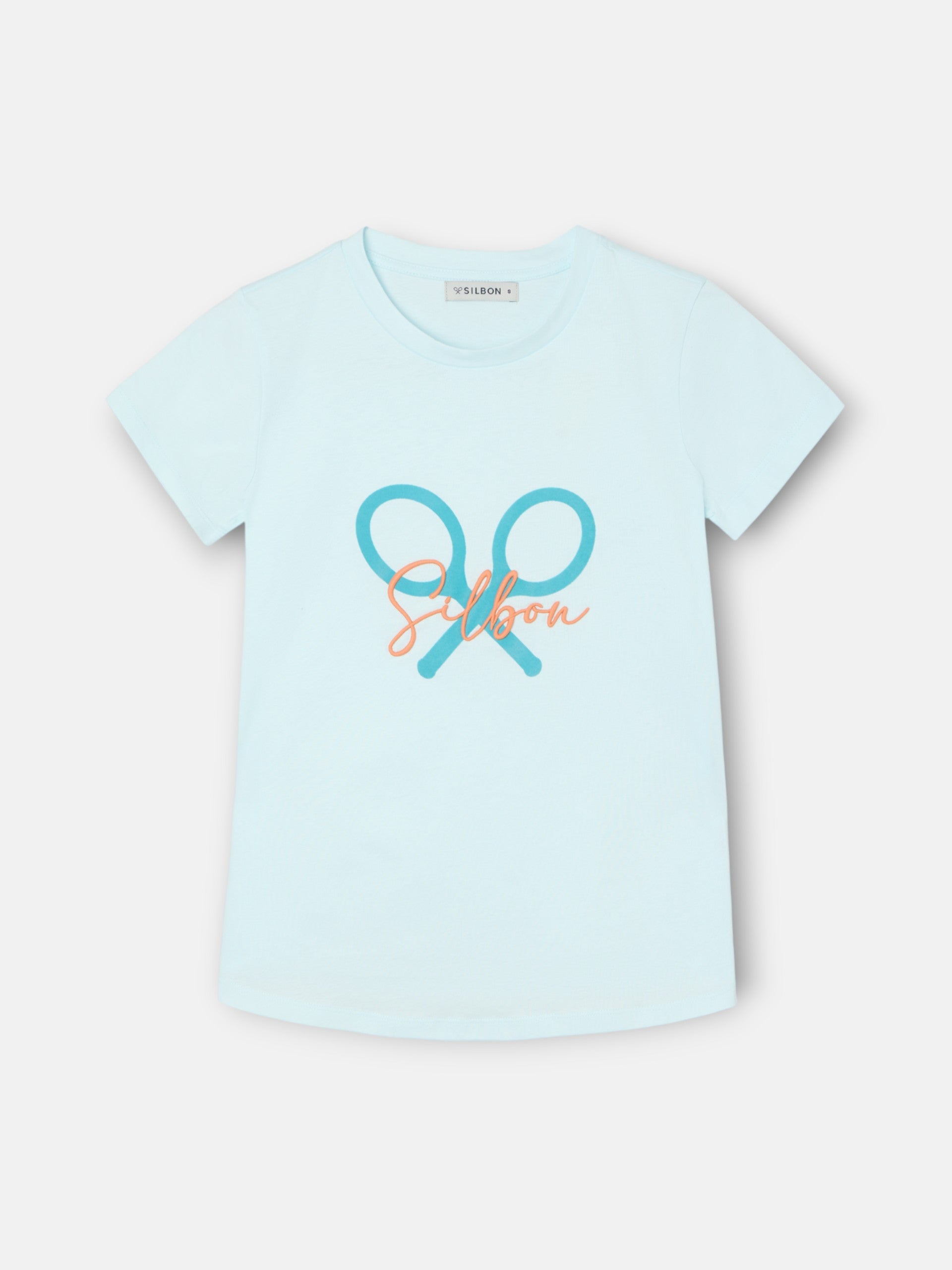 Camiseta woman clasica raqueta verde