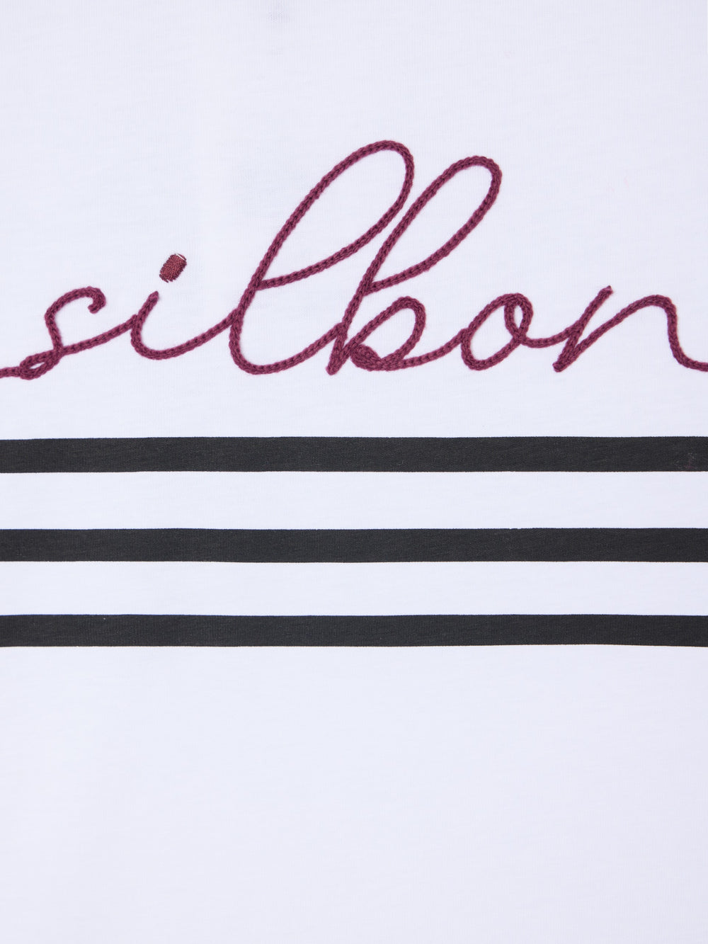 T-shirt femme Silbon cordon blanc