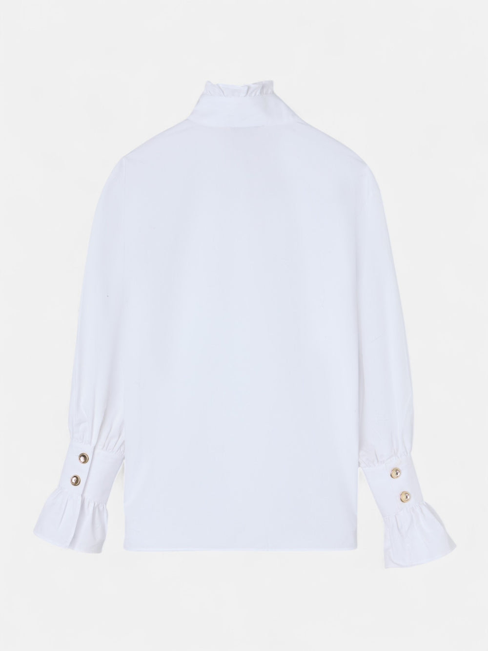 Camisa detalle puño blanca
