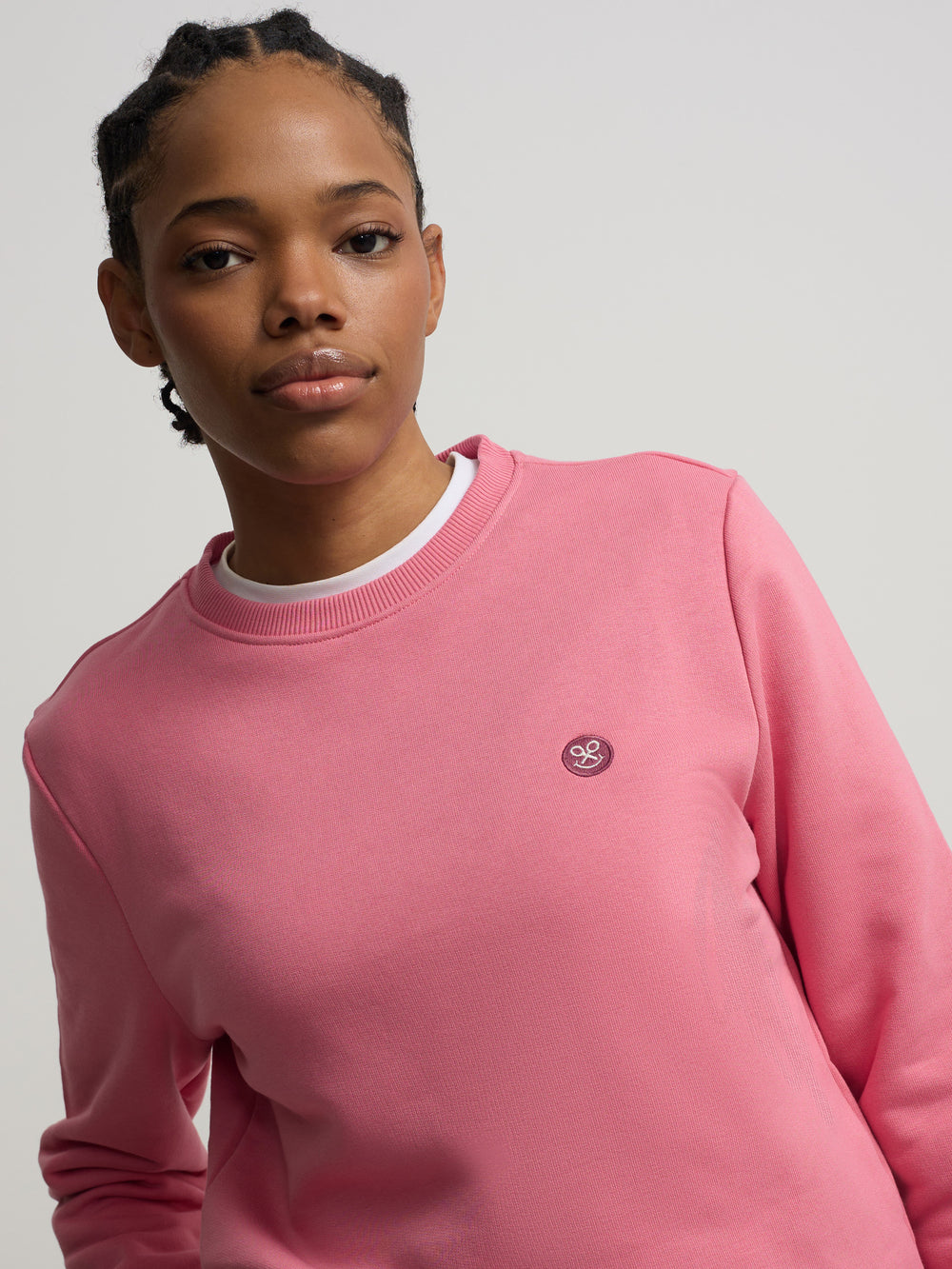 Sweat-shirt femme have a silbon day rose