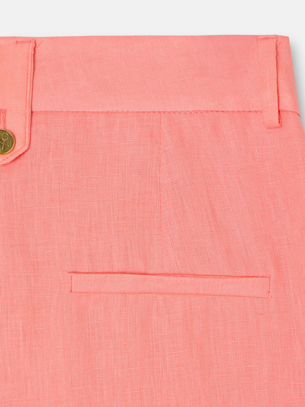 Pantalon recto coral