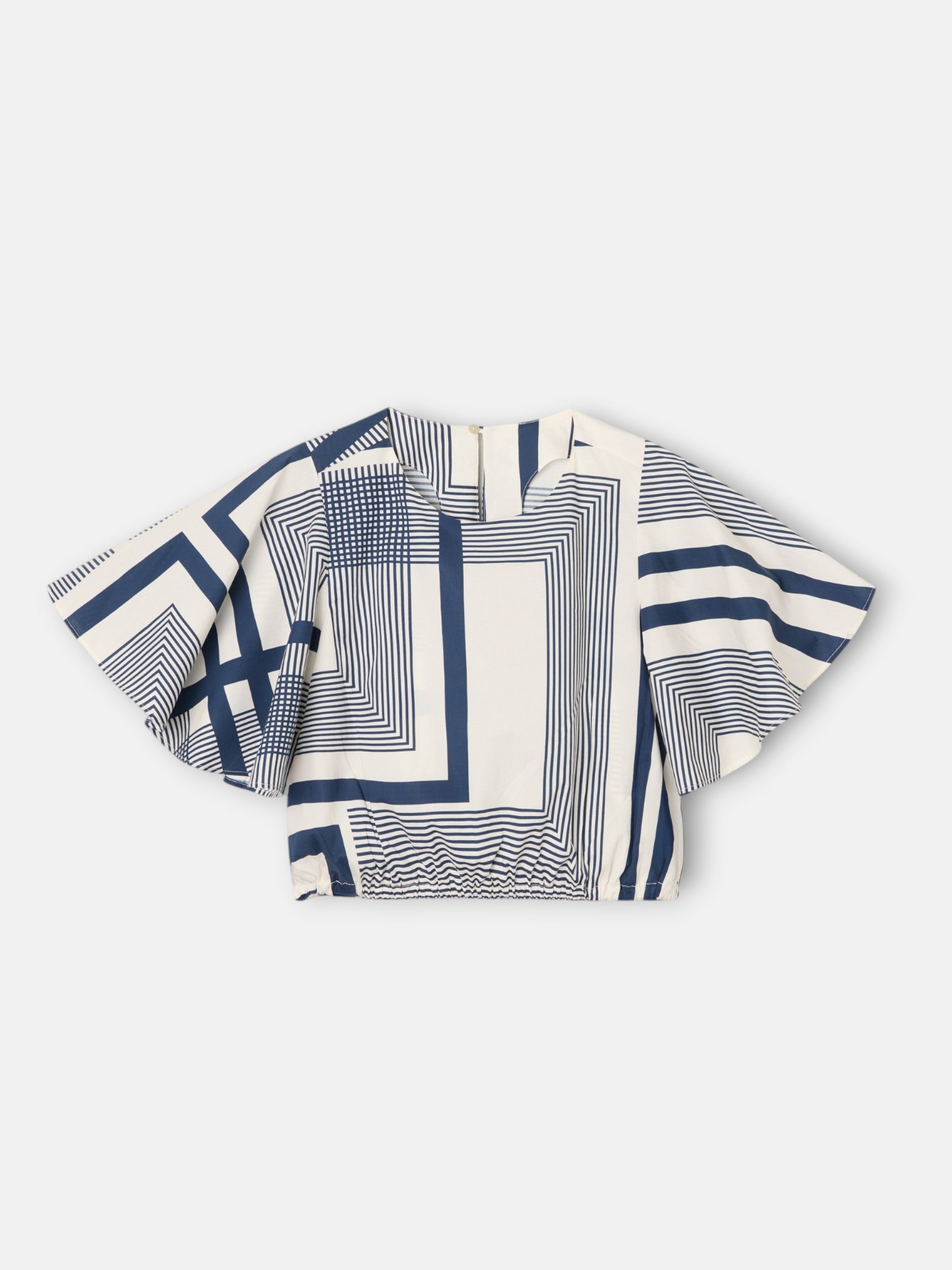 Blusa unique estampado azul