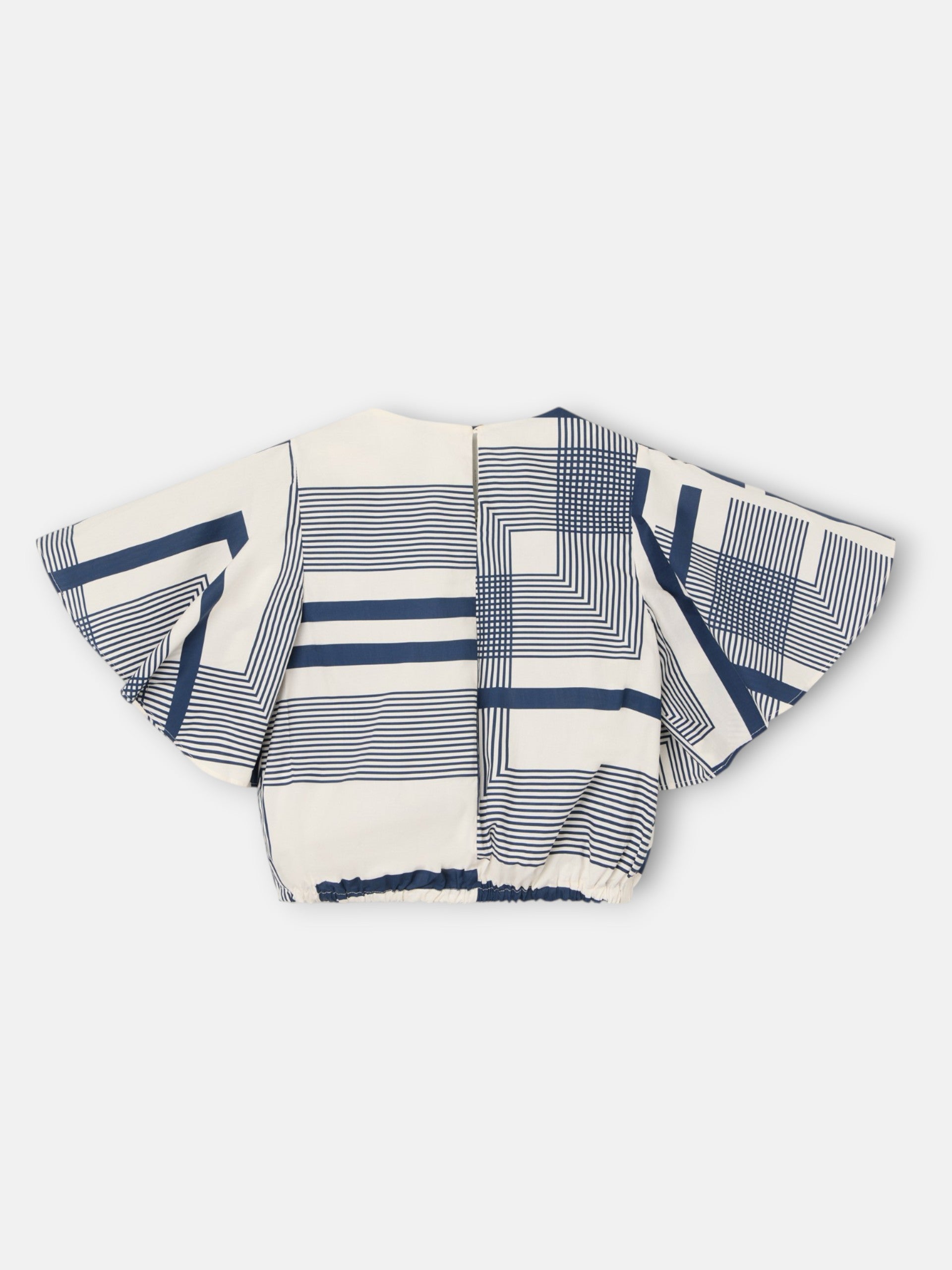 Blusa unique estampado azul