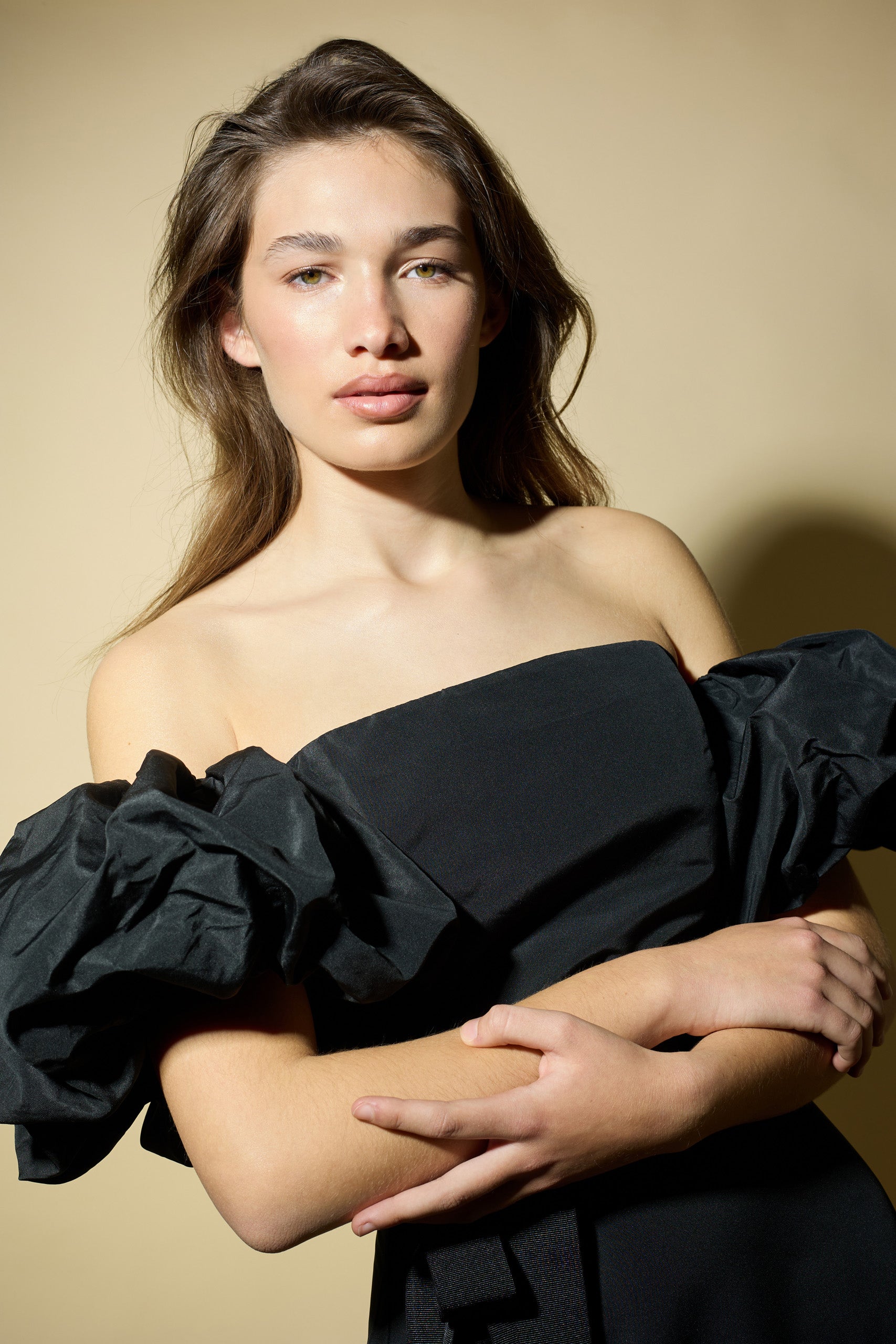 Top CaprilexSilbon black taffeta
