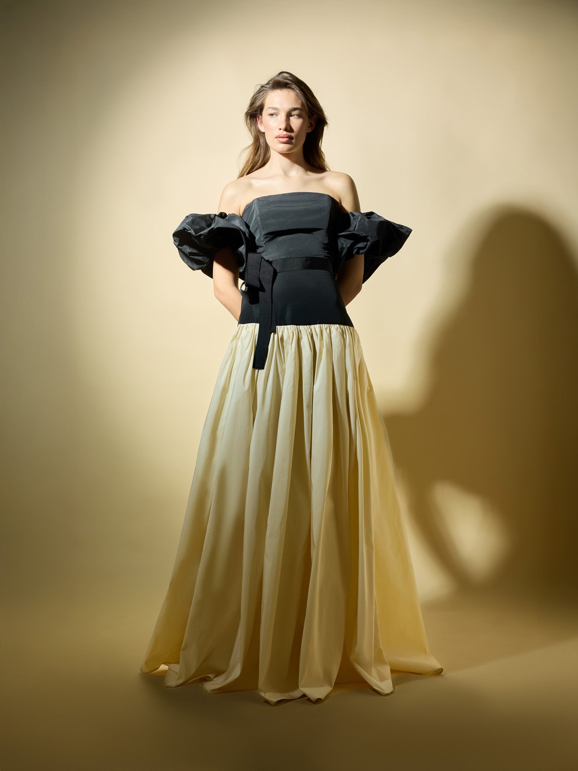 Top CaprilexSilbon black taffeta
