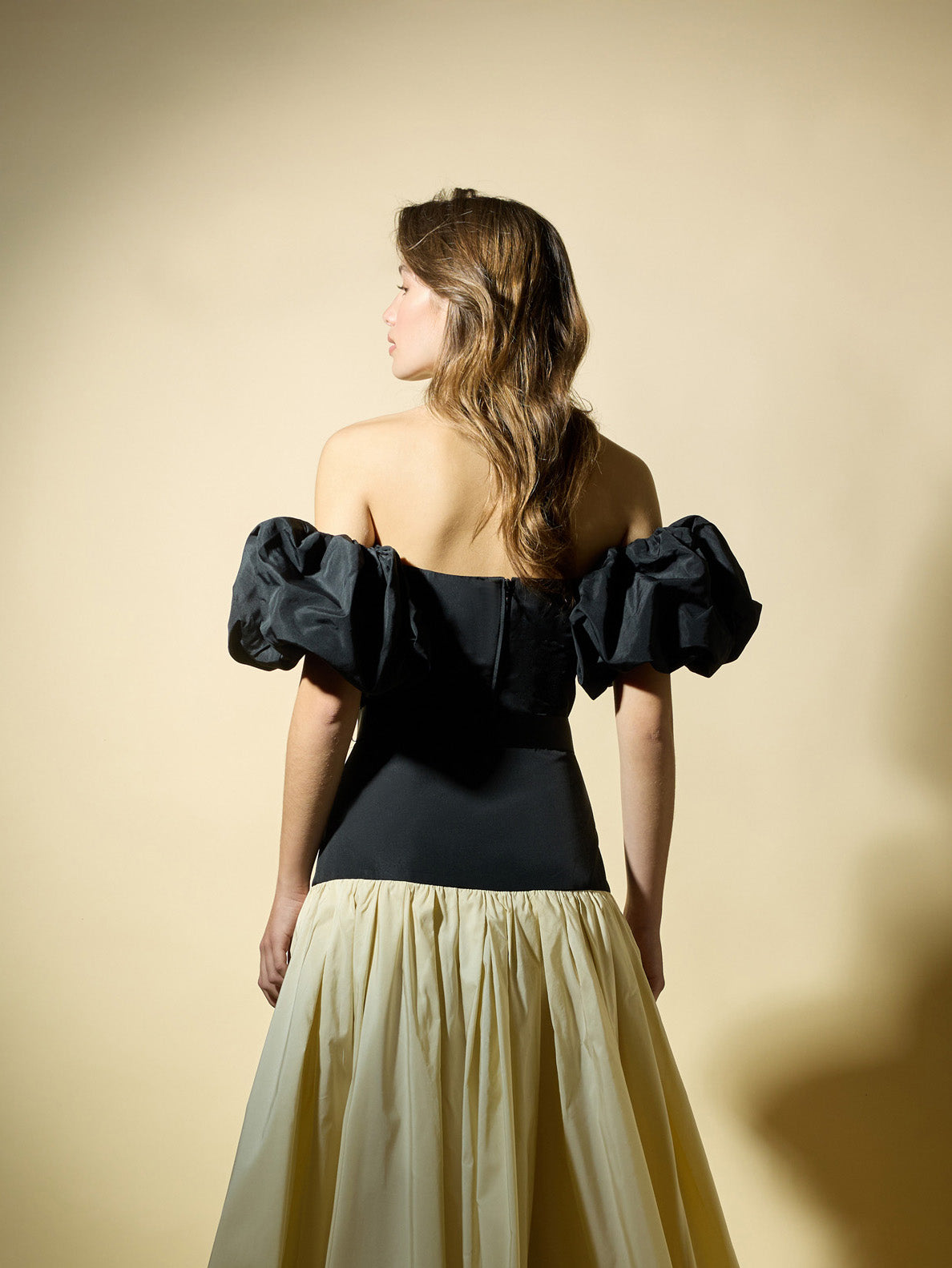 Top CaprilexSilbon black taffeta