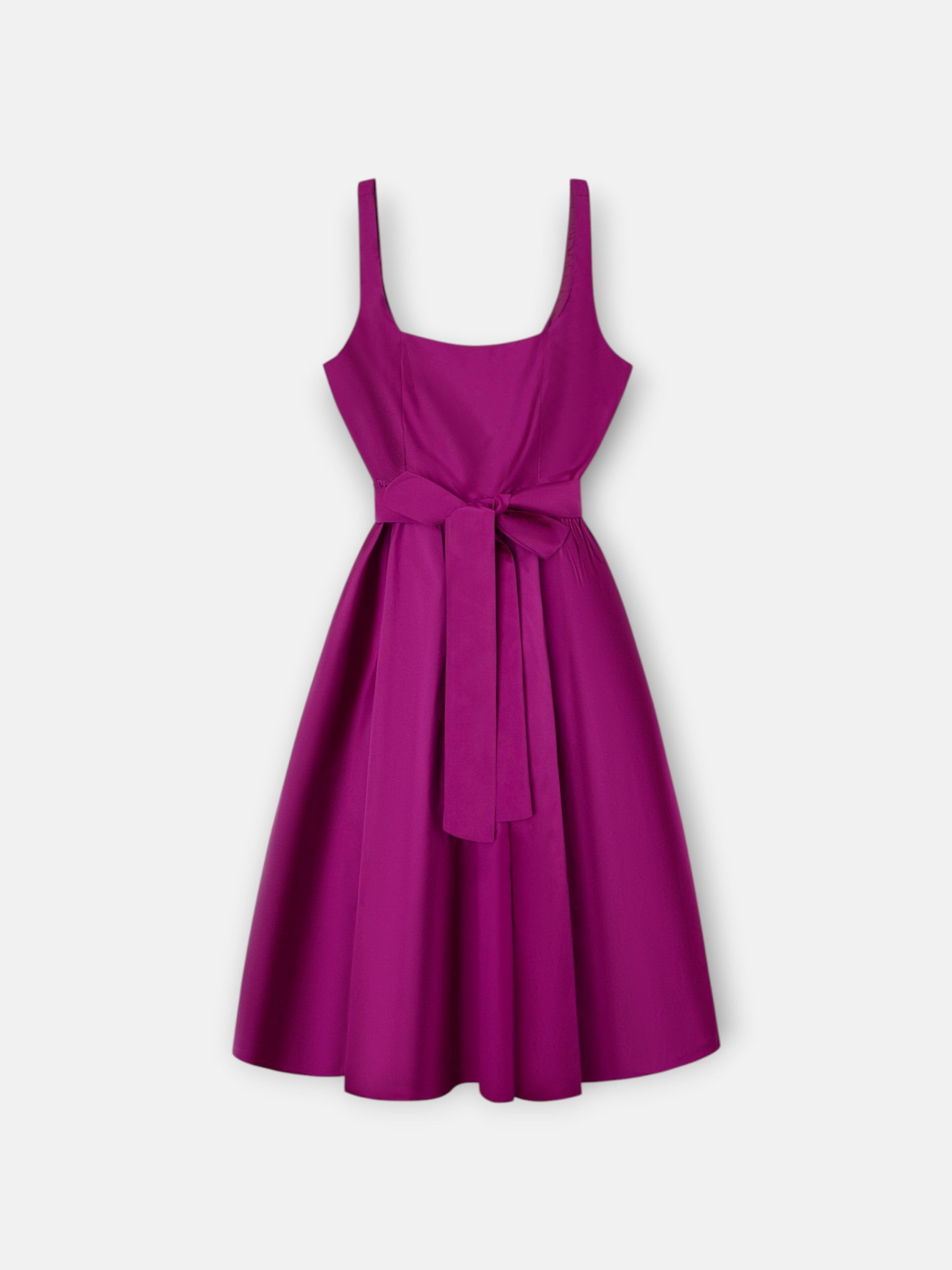 Purple taffeta event collection dress