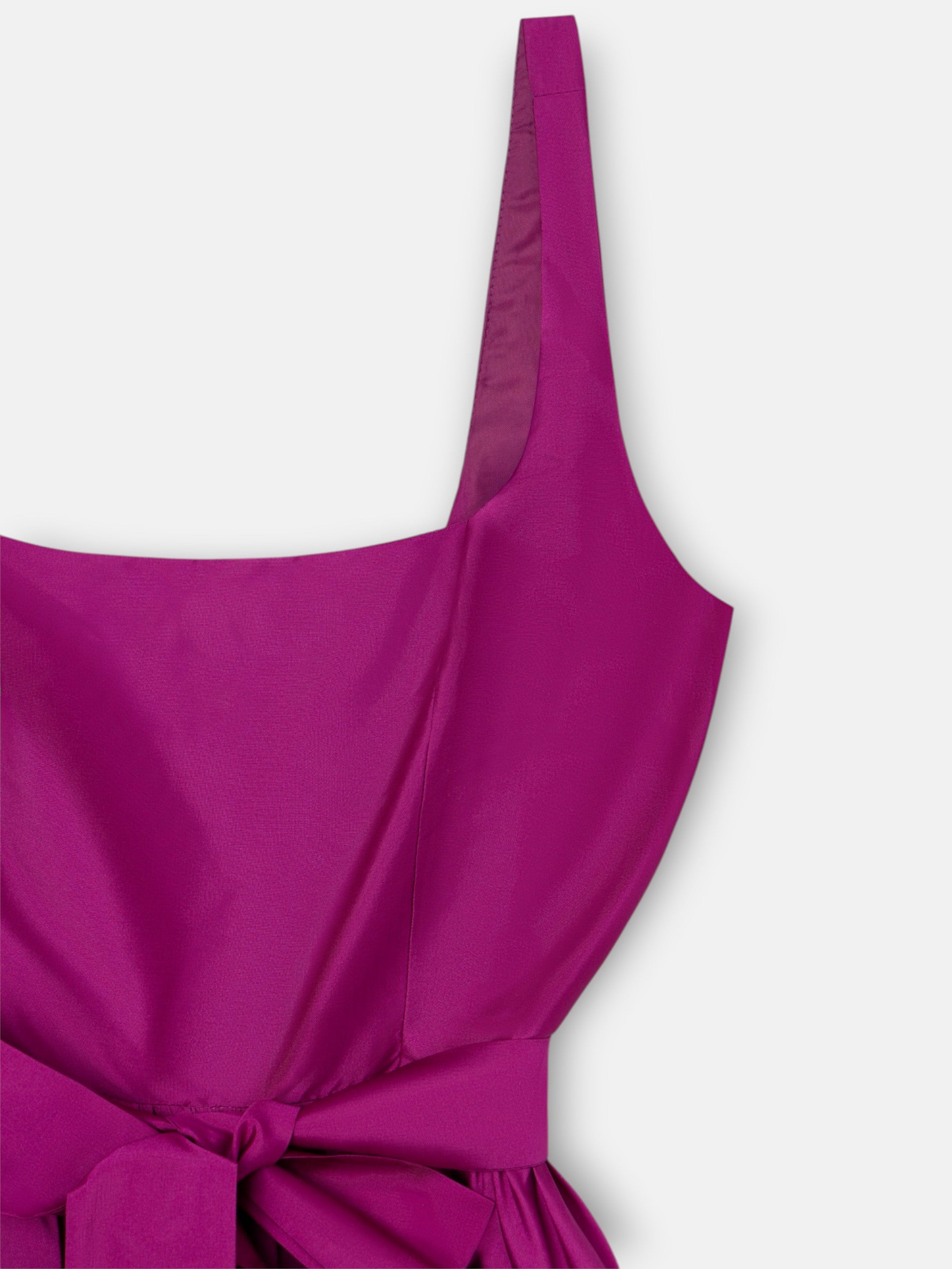 Purple taffeta event collection dress