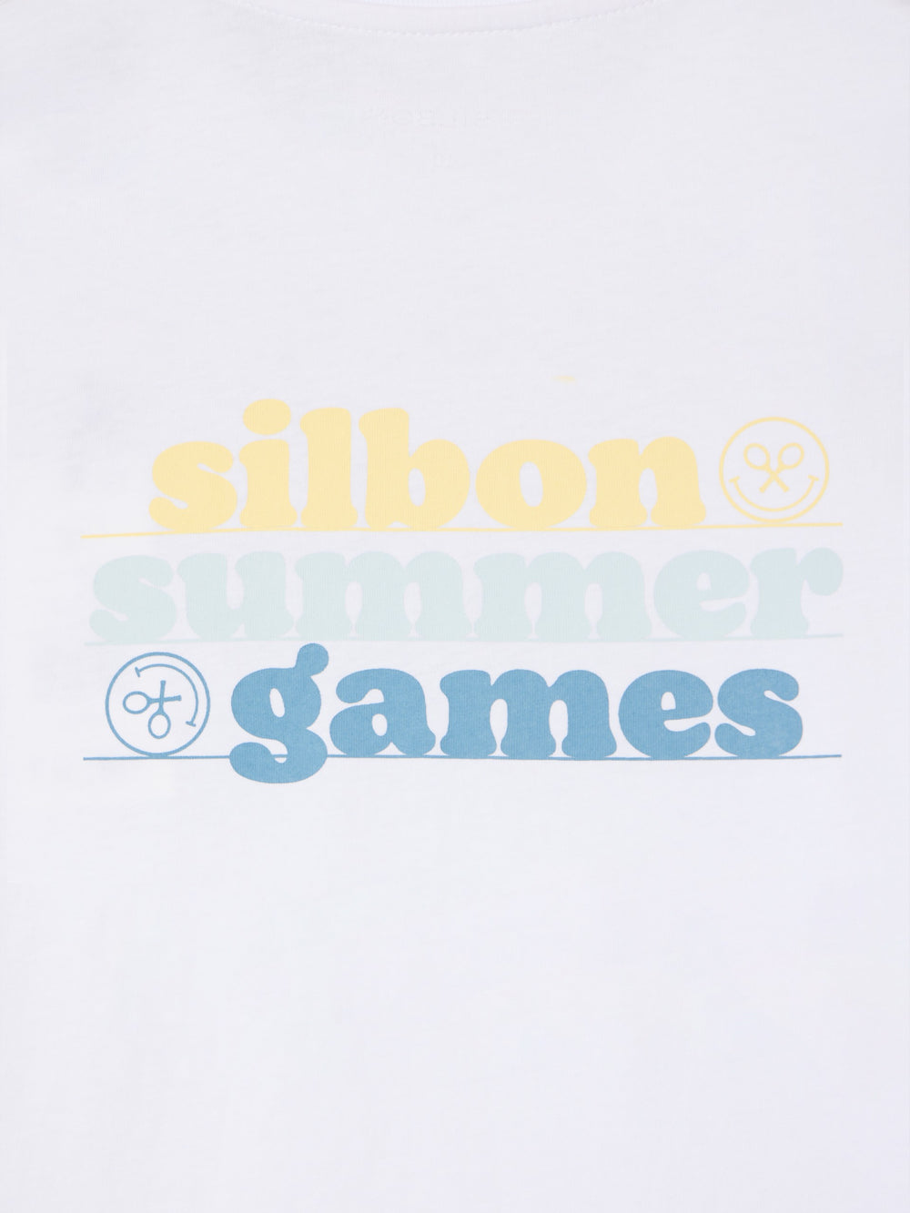 Camiseta kids summer games blanco