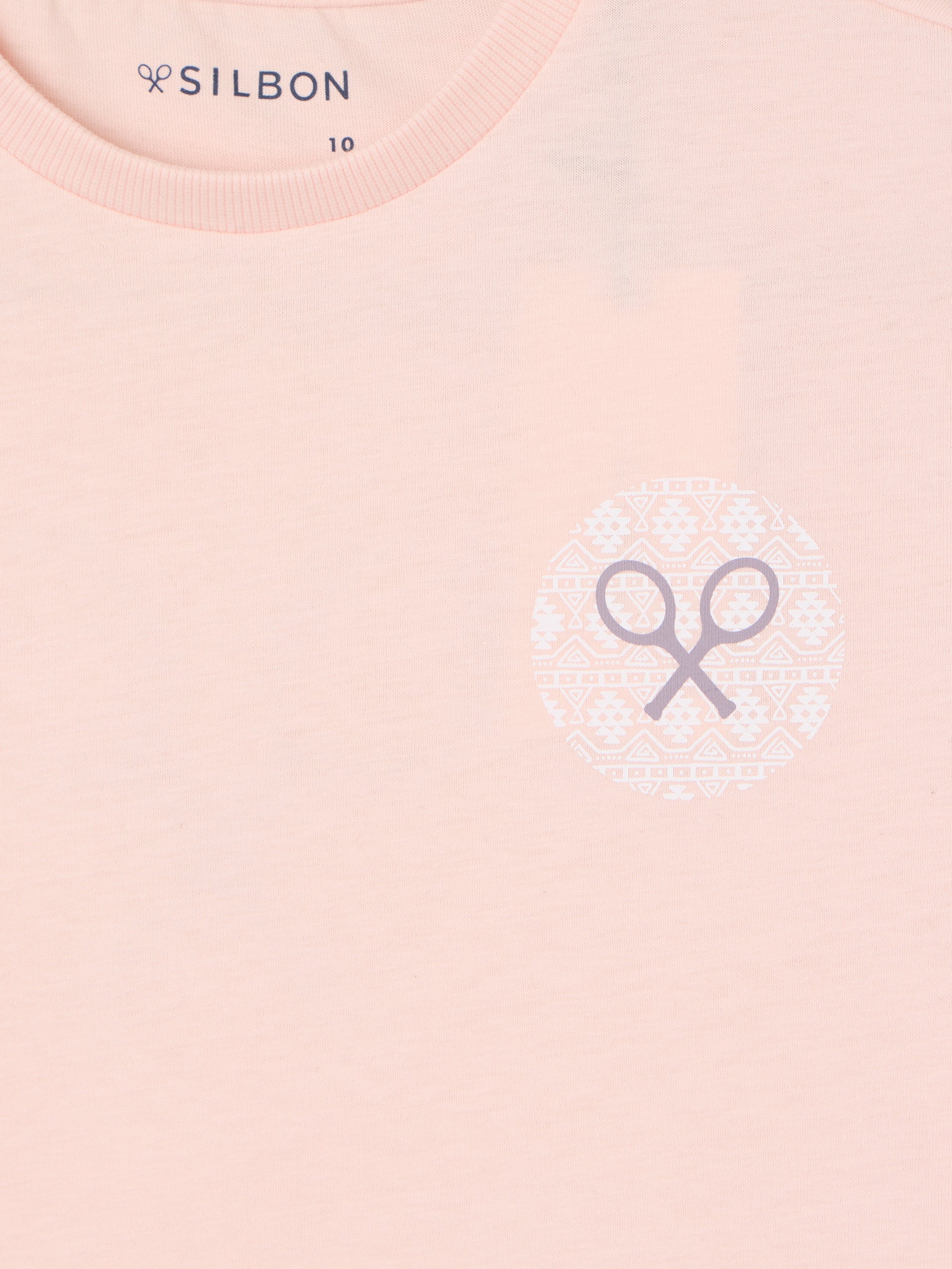 Camiseta kids raqueta etnica coral
