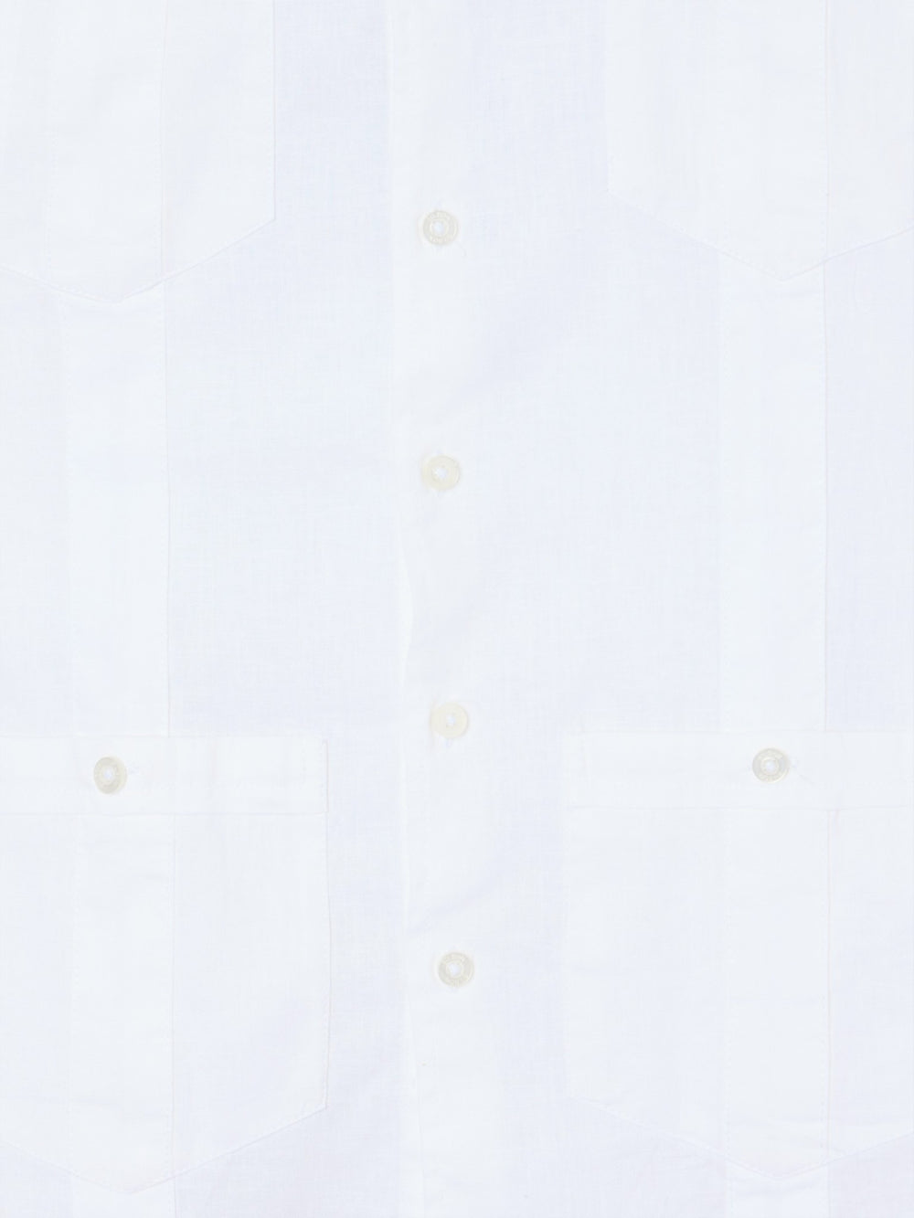 Guayabera sport enfant lin blanc