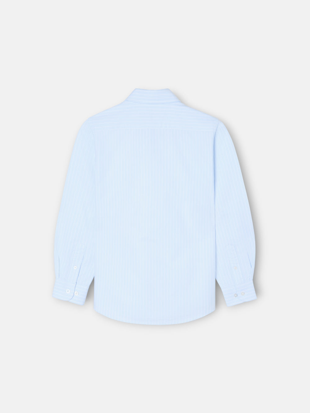 Camisa sport kids rayas anchas celeste