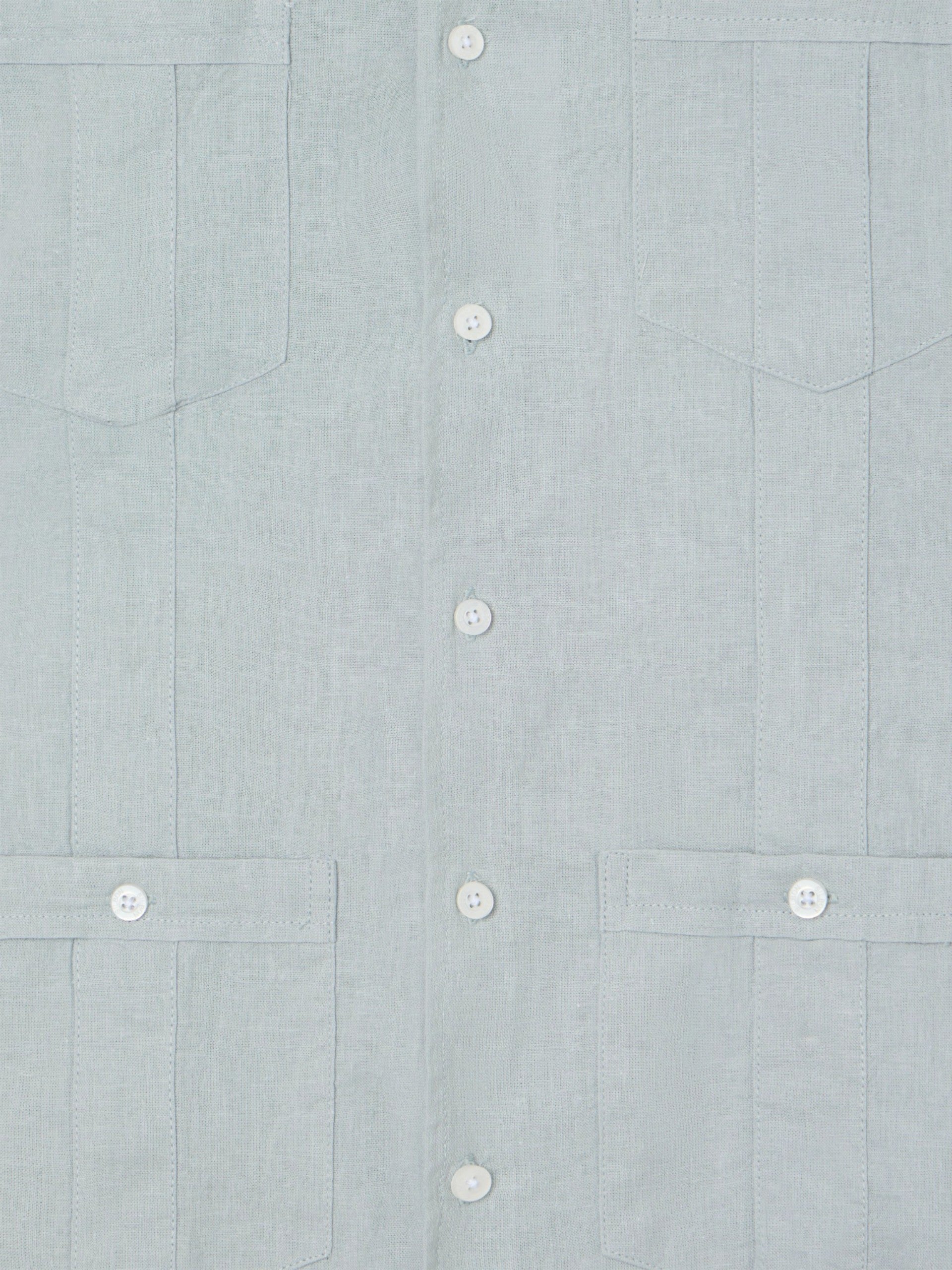 Guayabera sport kids lino verde claro