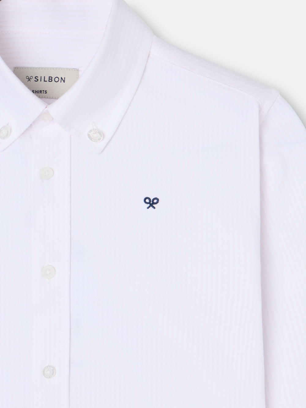 Camisa sport kids rayas oxford rosa