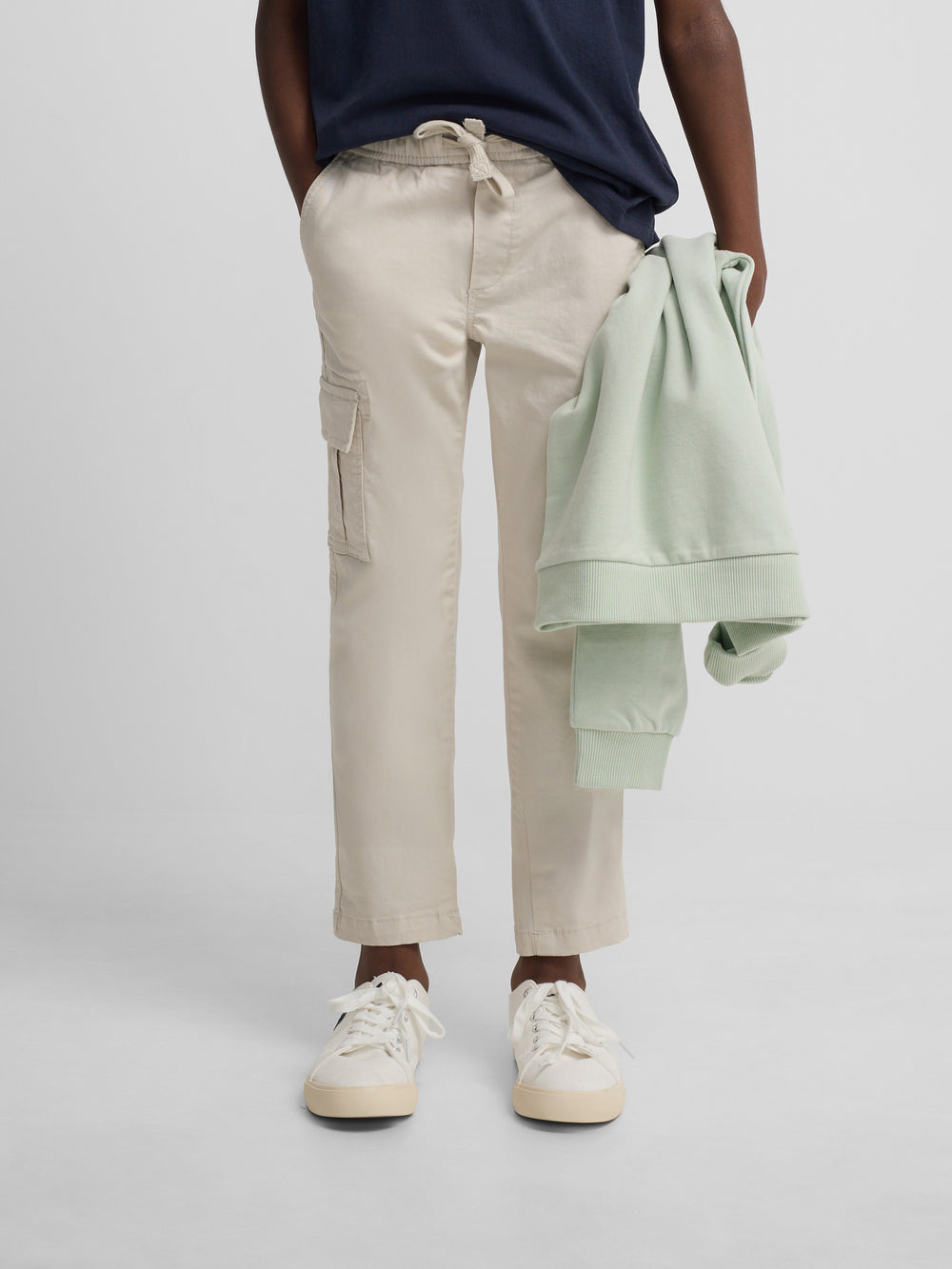 Kids' stone cargo sport pants