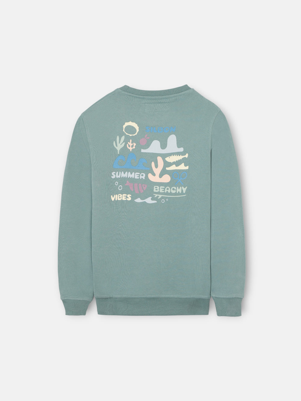 Sudadera kids summer beachy verde