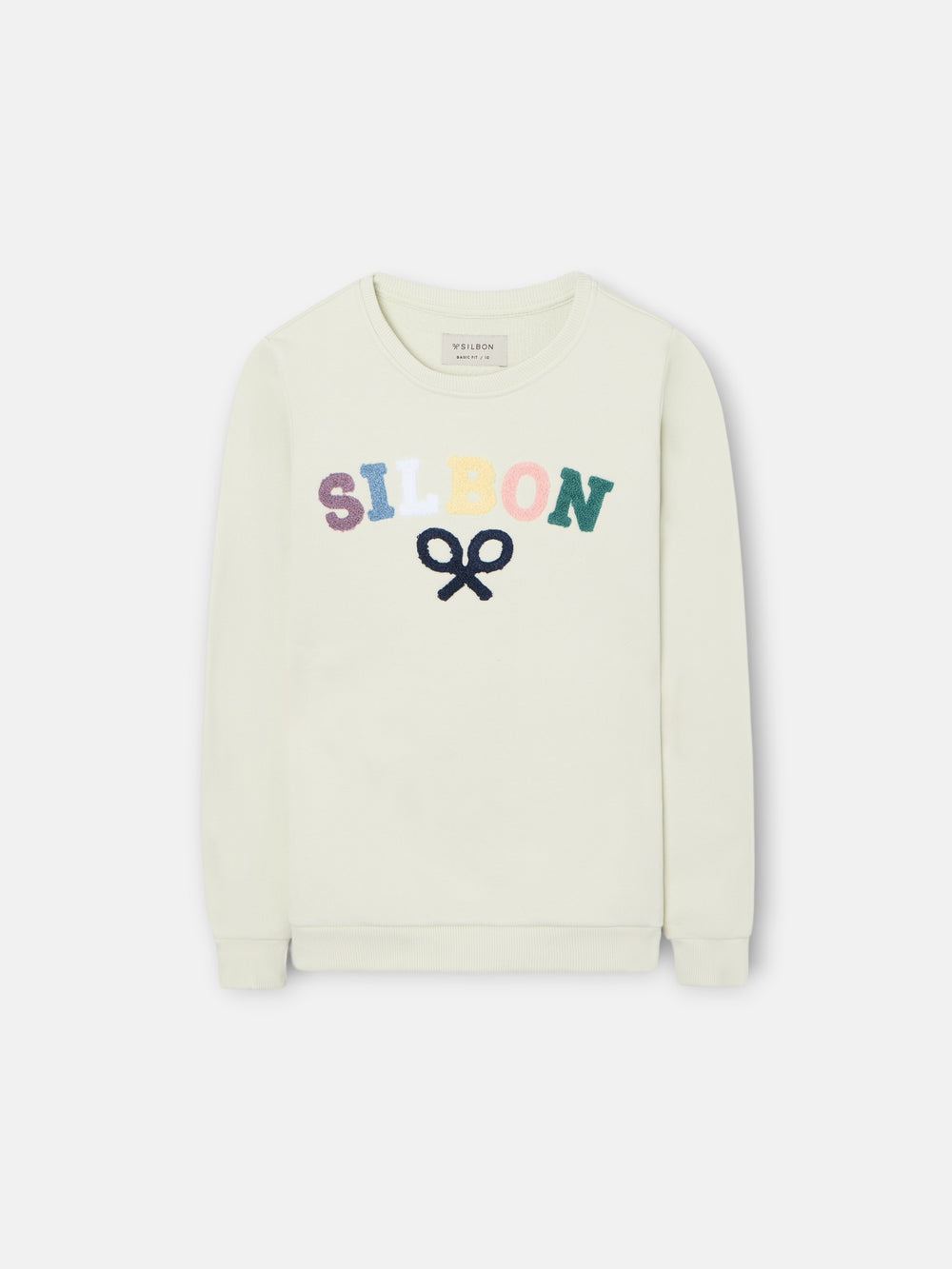 Sudadera kids Silbon raqueta media multicolor verde