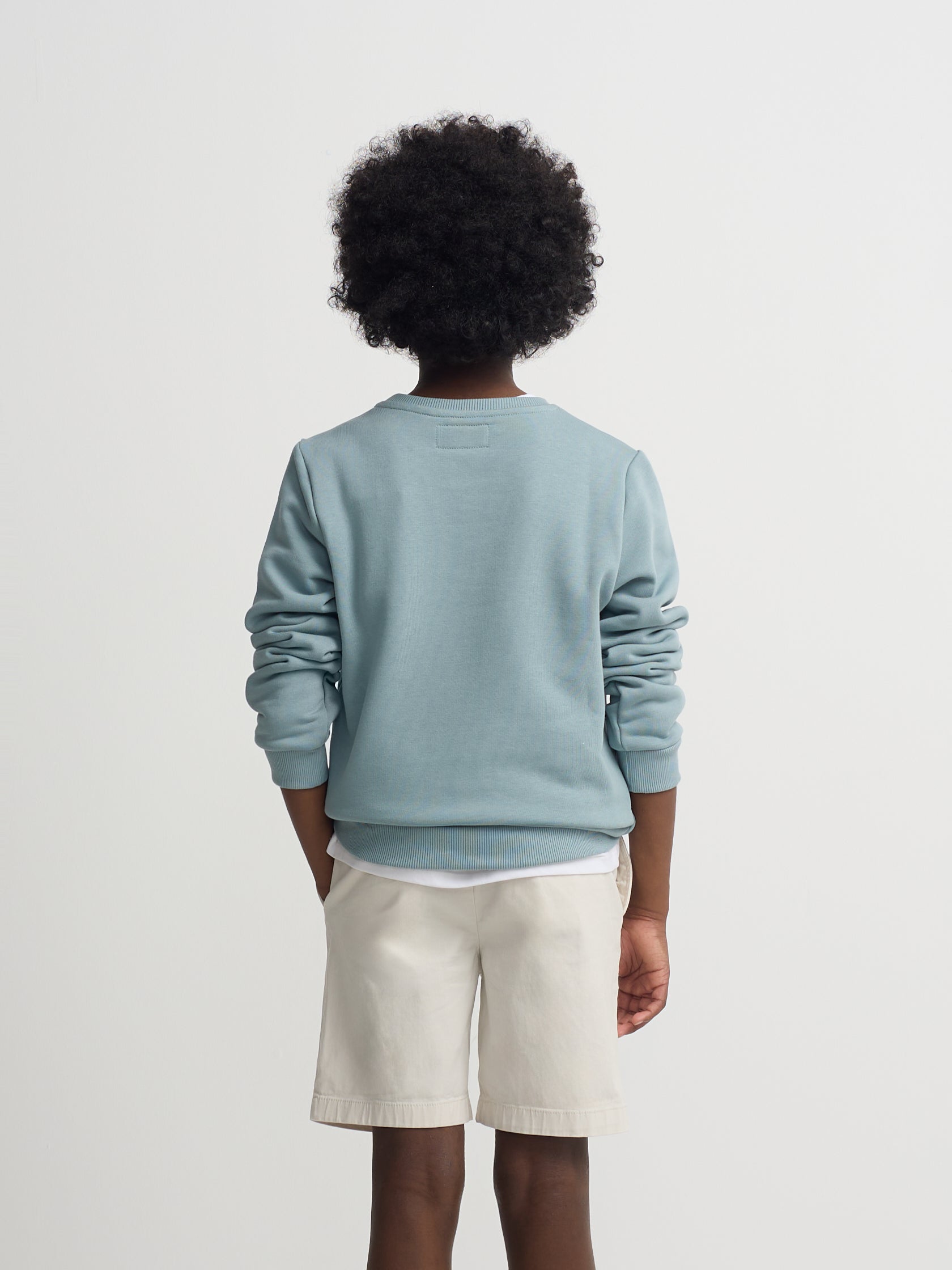 Sudadera kids Silbon raqueta media verde